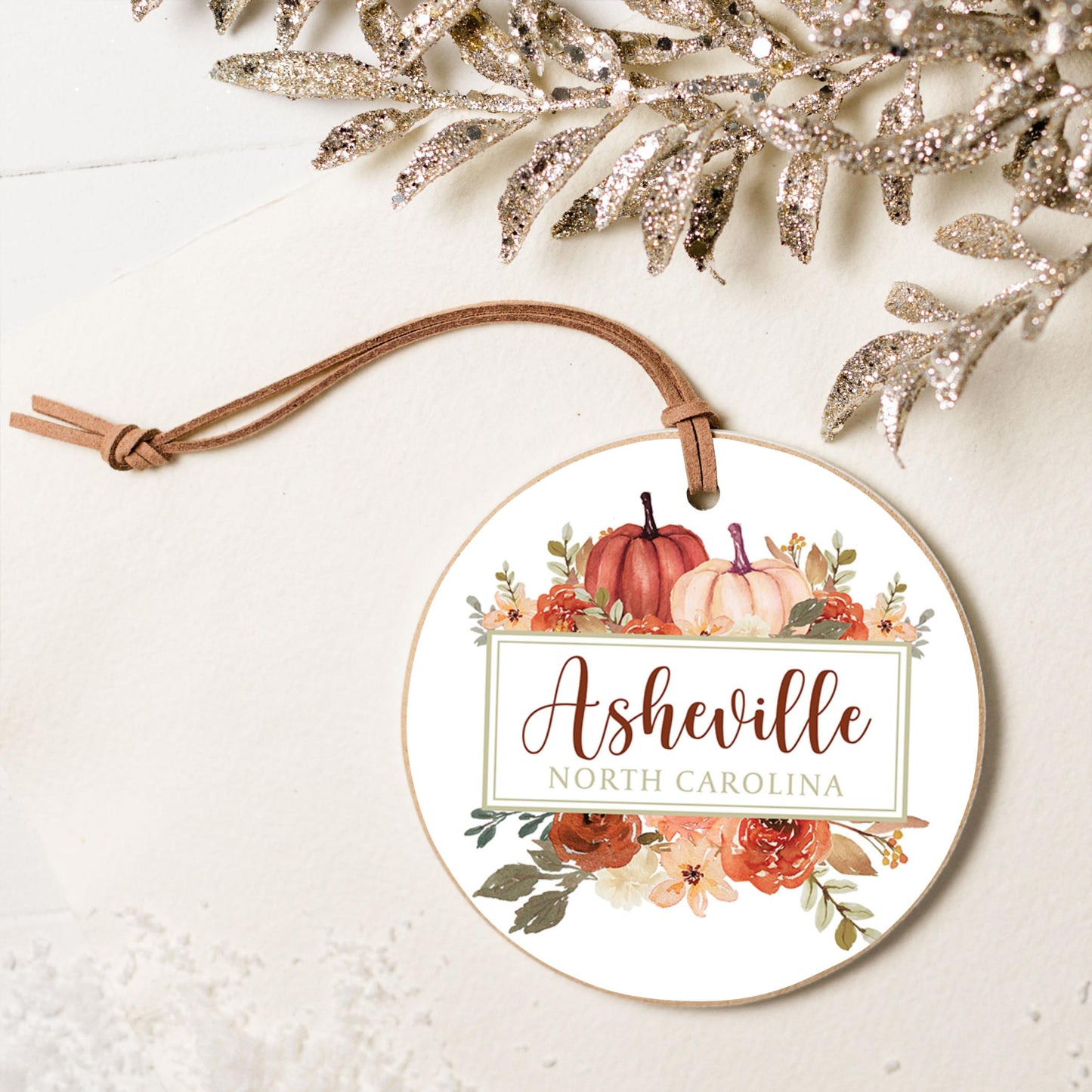 Love+Local 4in Round Ornament | Fall & Harvest Pumpkins