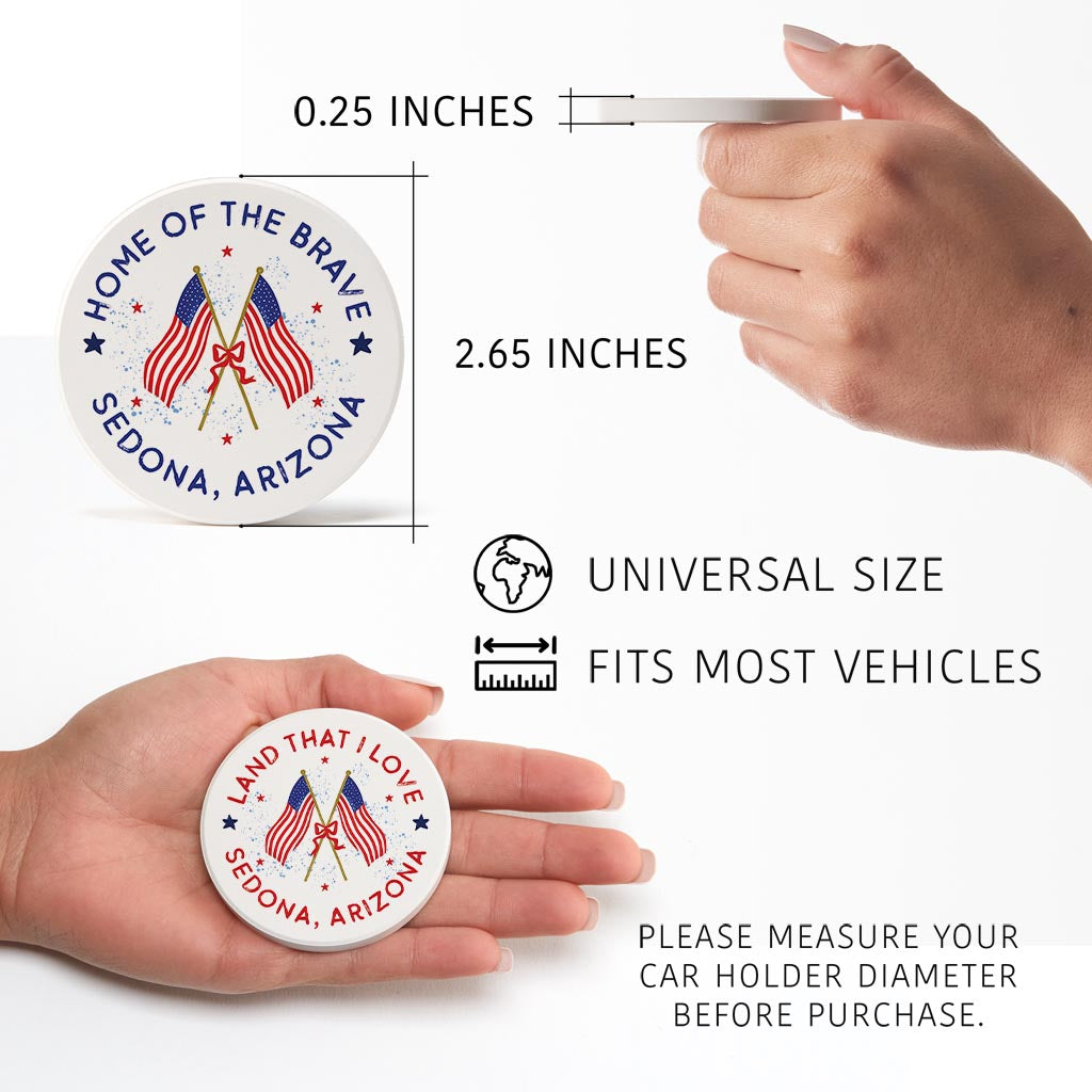 Love+Local Car Coaster Pack | American Summer Home & Land