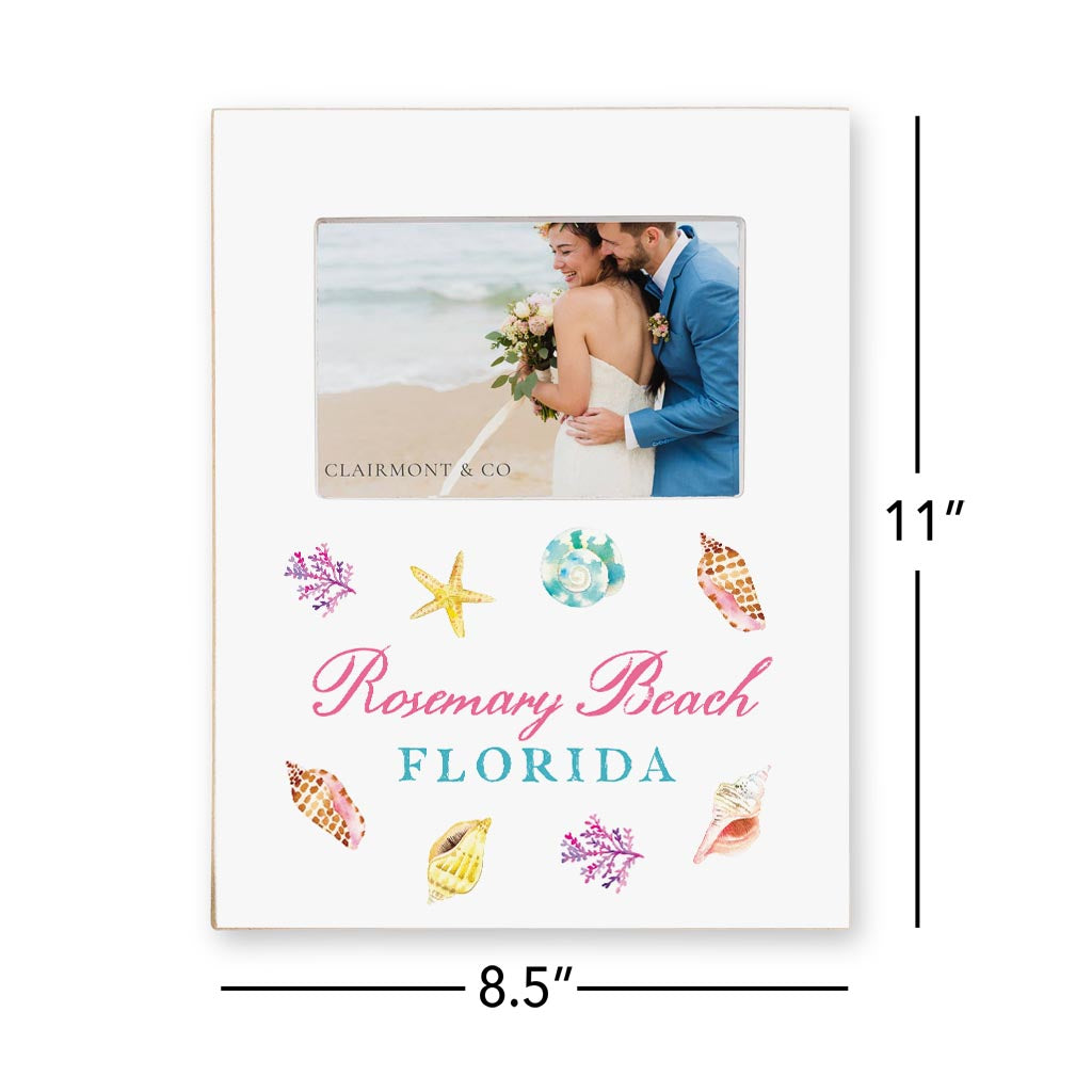 Love+Local 4x6 Picture Frame | Shells & Shoreline