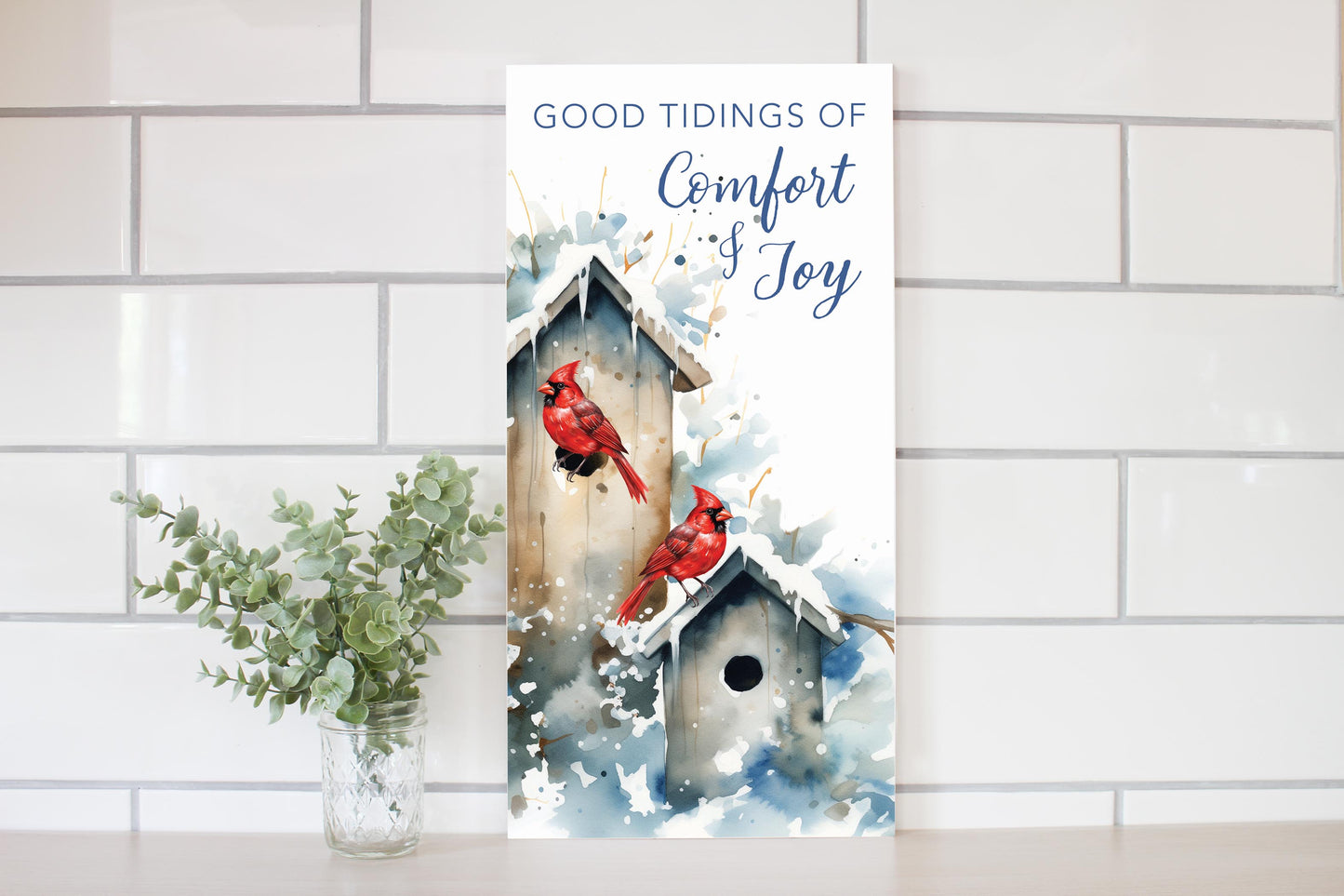 Cardinal Good Tidings Of Comfort & Joy