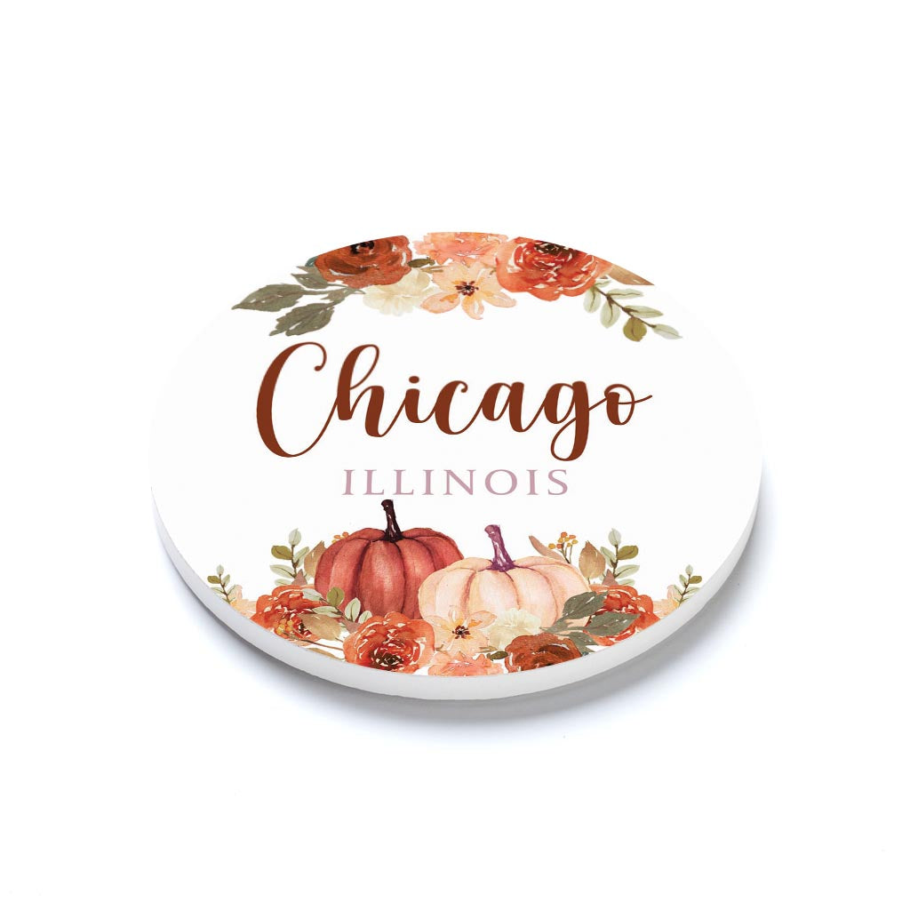Love+Local Round Coaster | Fall & Harvest Pumpkins