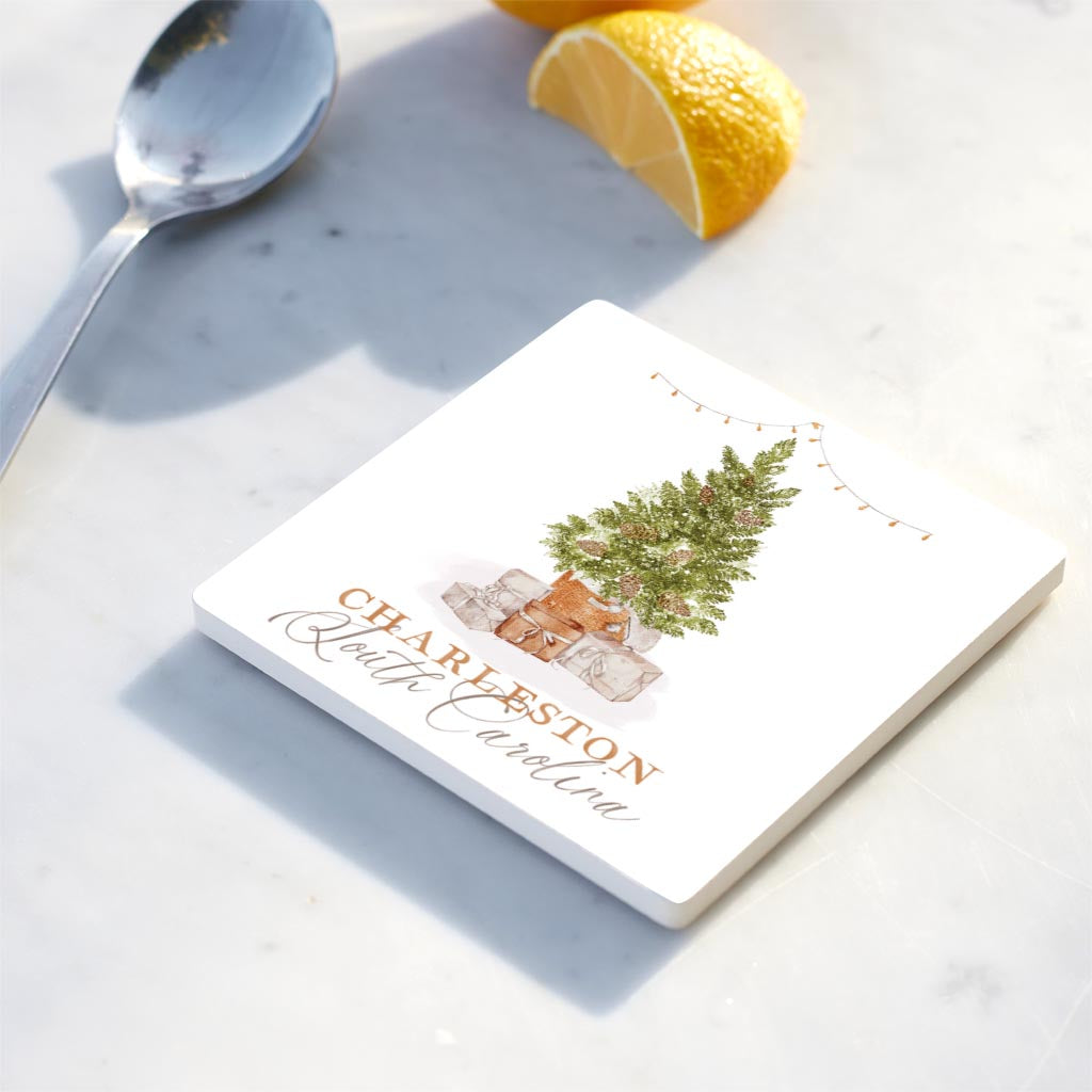 Love+Local Square Coaster | Cottage Tree