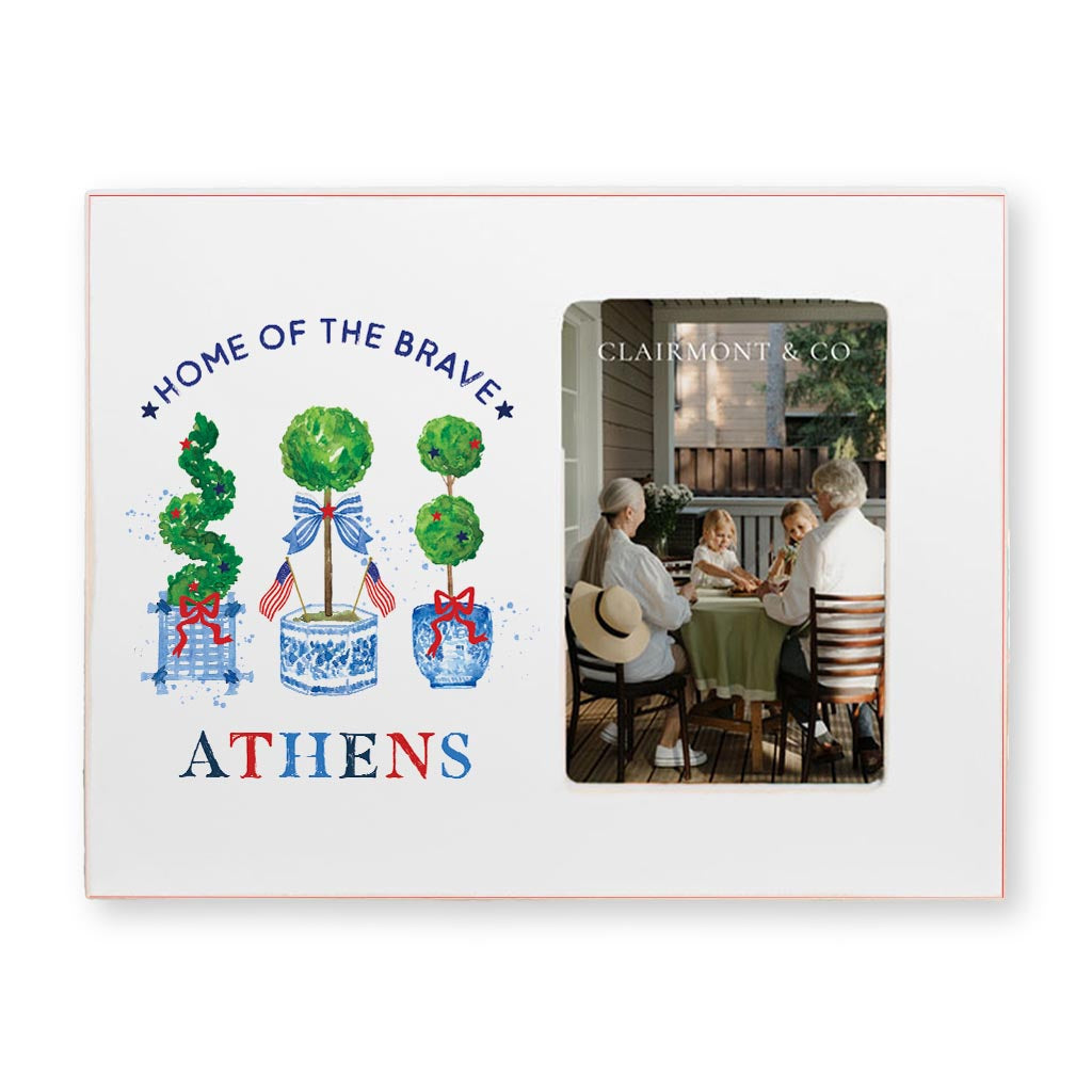 Love+Local 4x6 Picture Frame | American Summer Chinoiserie Topiary
