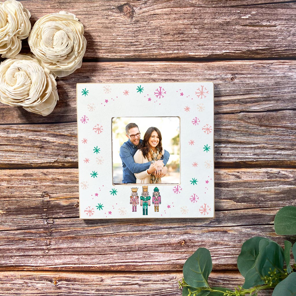 Confetti Nutcracker Square Picture Frame | Nutcracker Trio