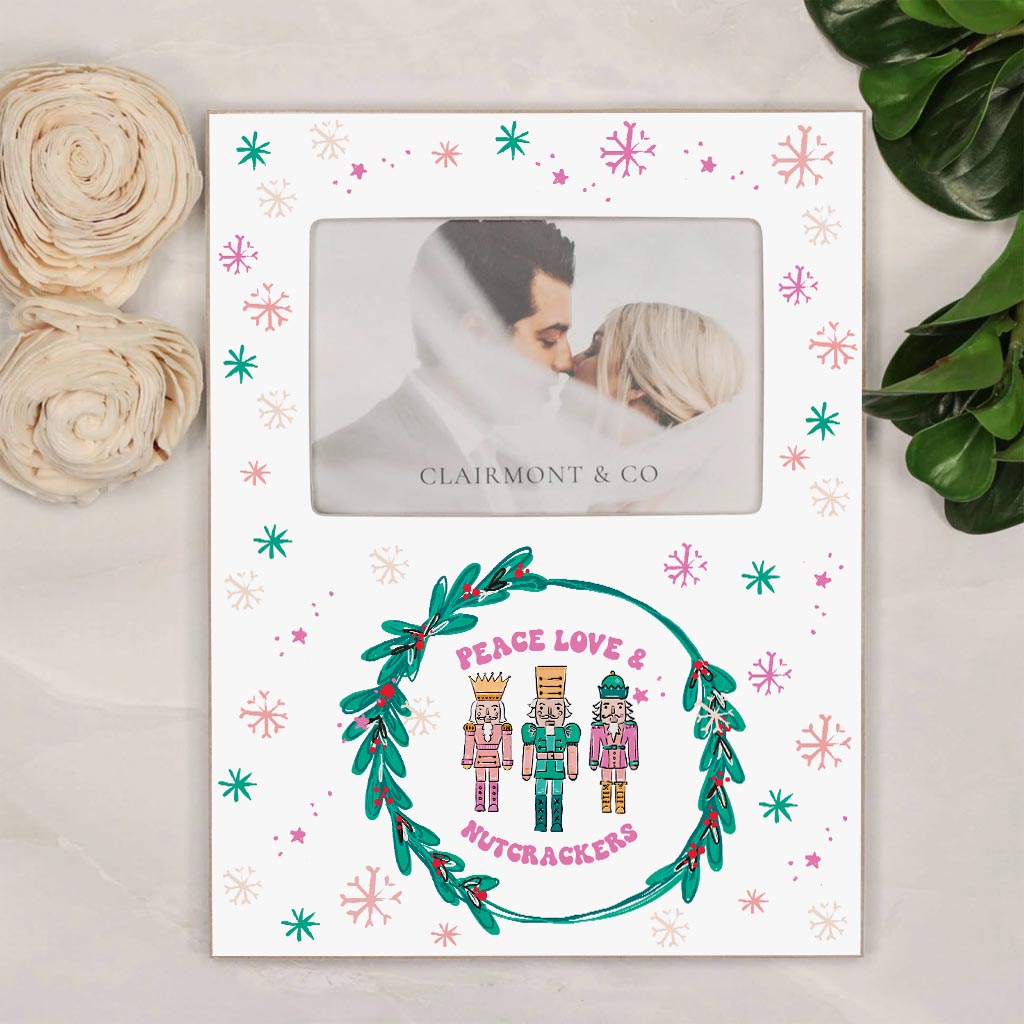 Confetti Nutcracker Photo Frame | Trio & Wreath