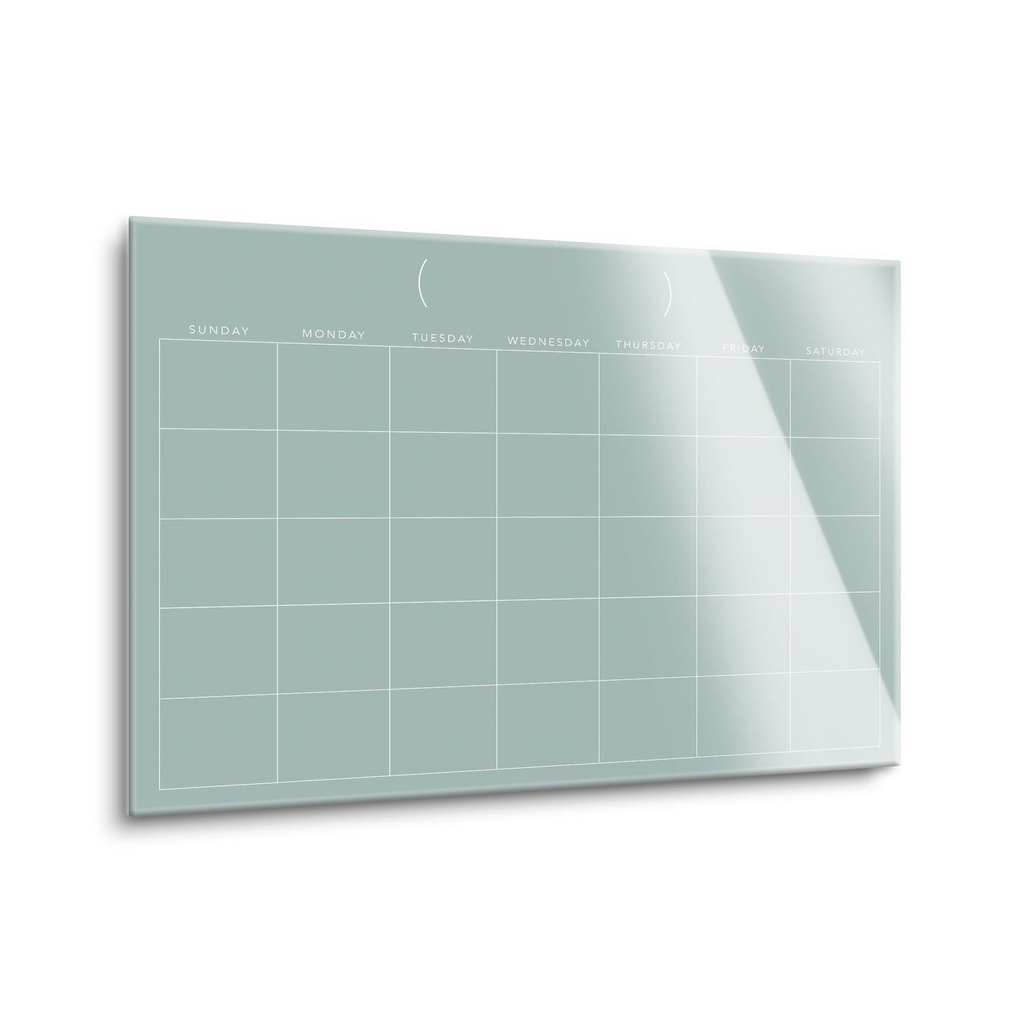 Monthly Calendar Blue