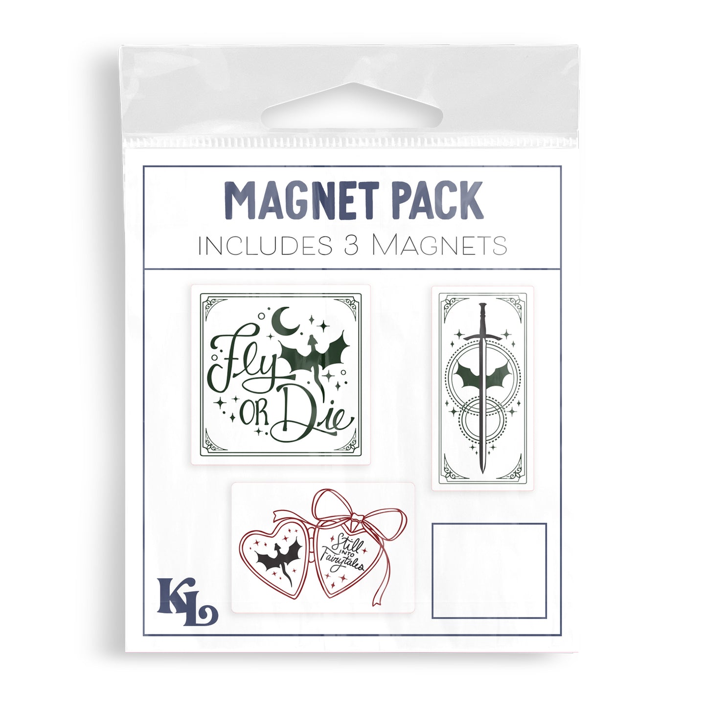 Vinyl Magnet 3-Pack Our Fantasy Era