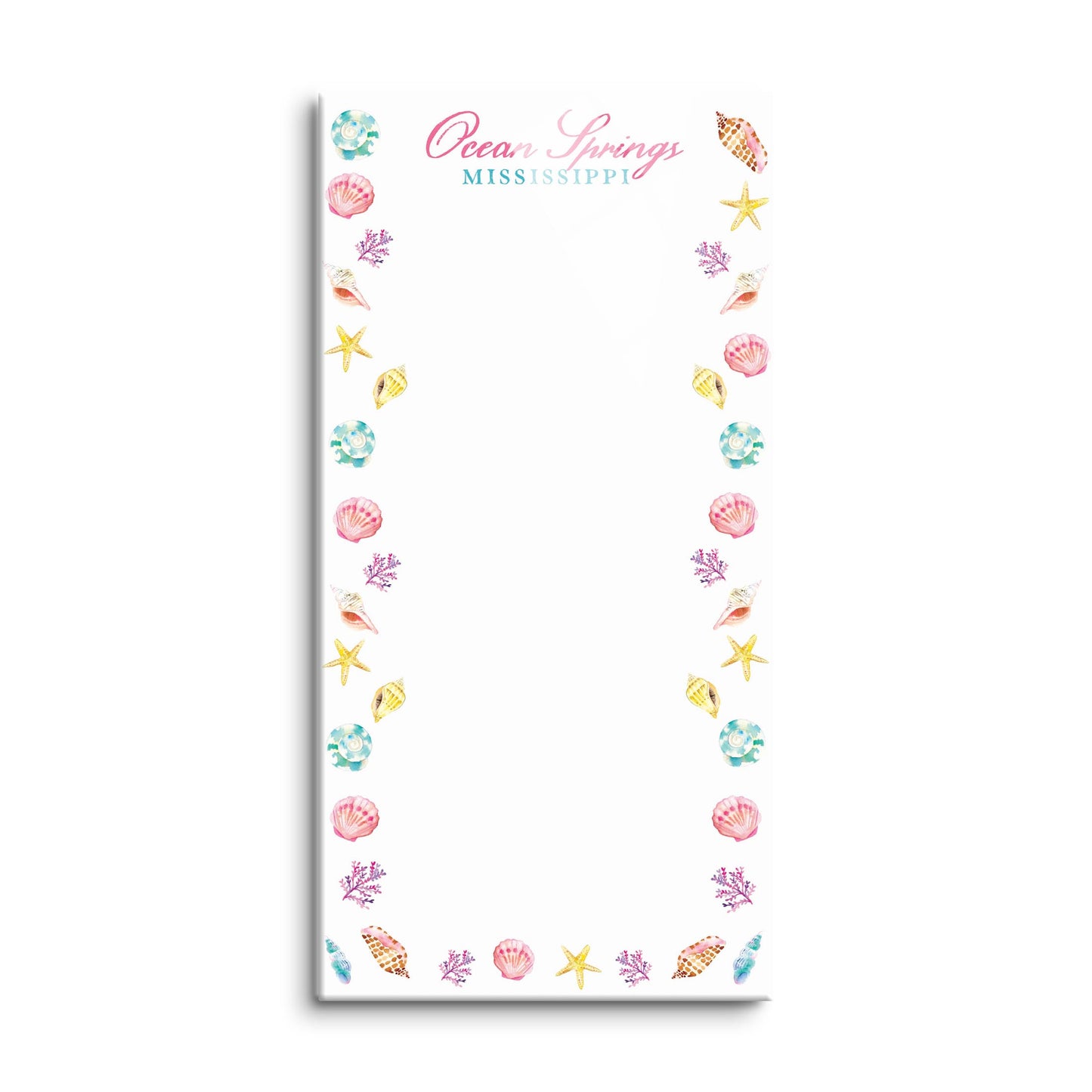 Love+Local 8x16 Dry Erase | Shells & Shoreline