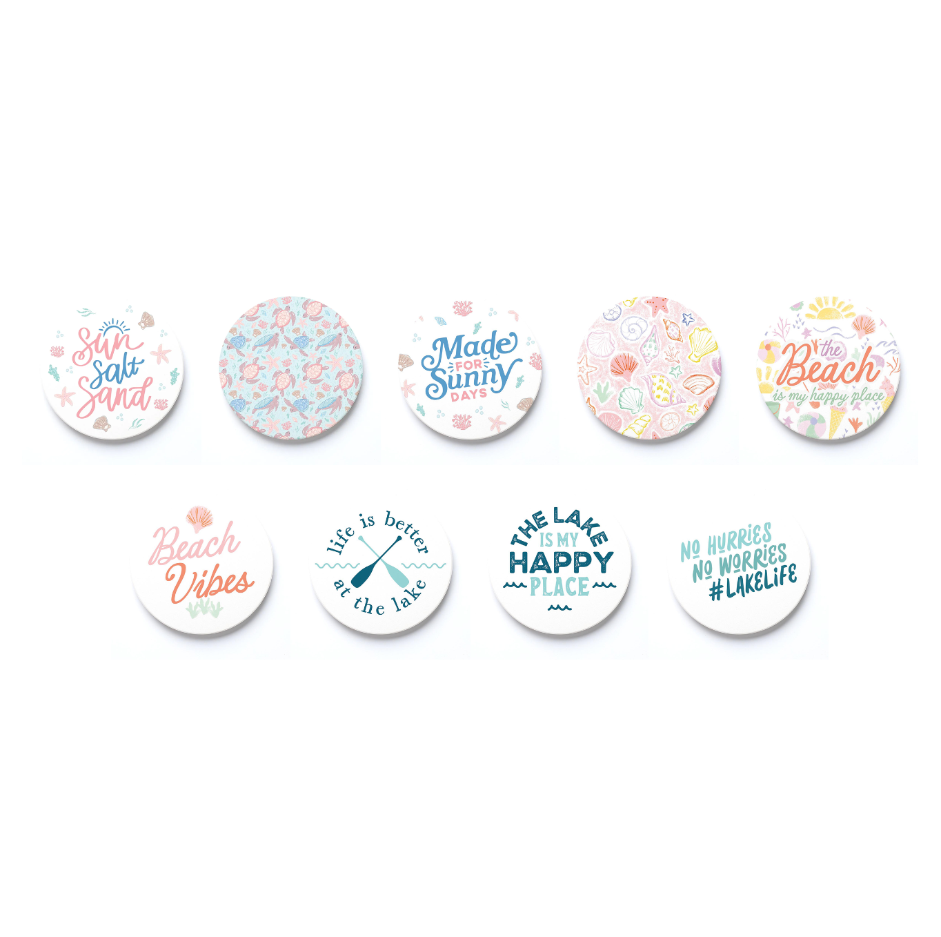 Round Coaster Loaded Display - Destination Pre-Pack