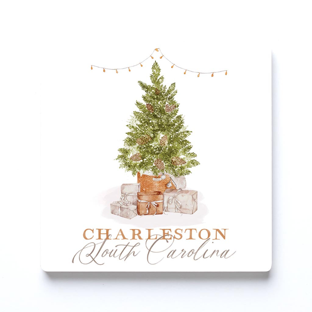 Love+Local Square Coaster | Cottage Tree