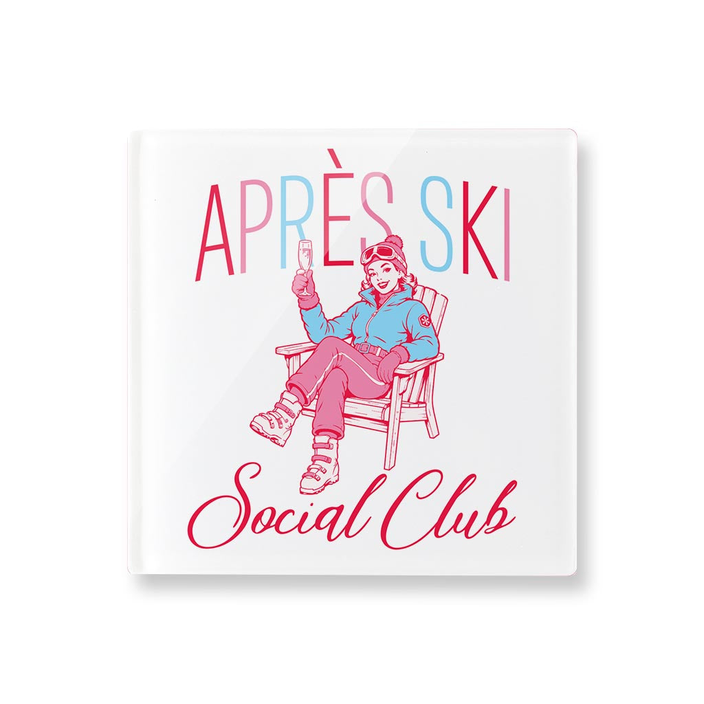 Acrylic Coaster-Après Ski -0