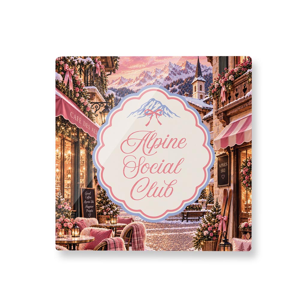 Acrylic Coaster-Chalet Girl -0