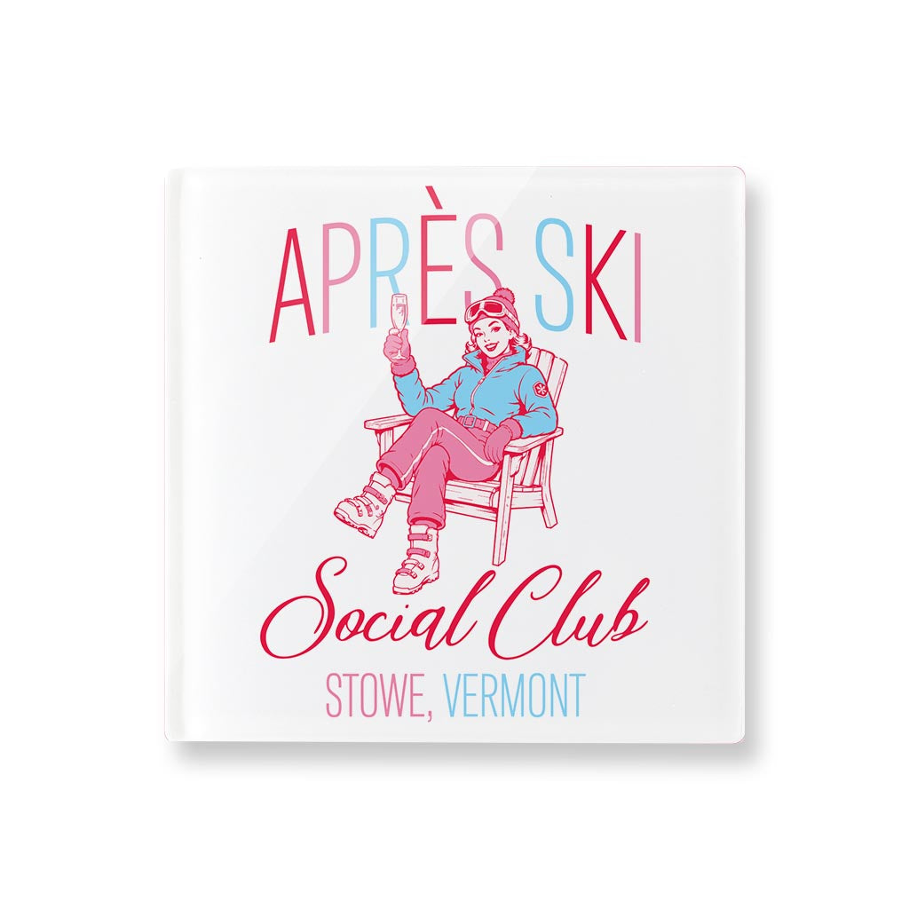 Acrylic Coaster-Love+Local Après Ski -0
