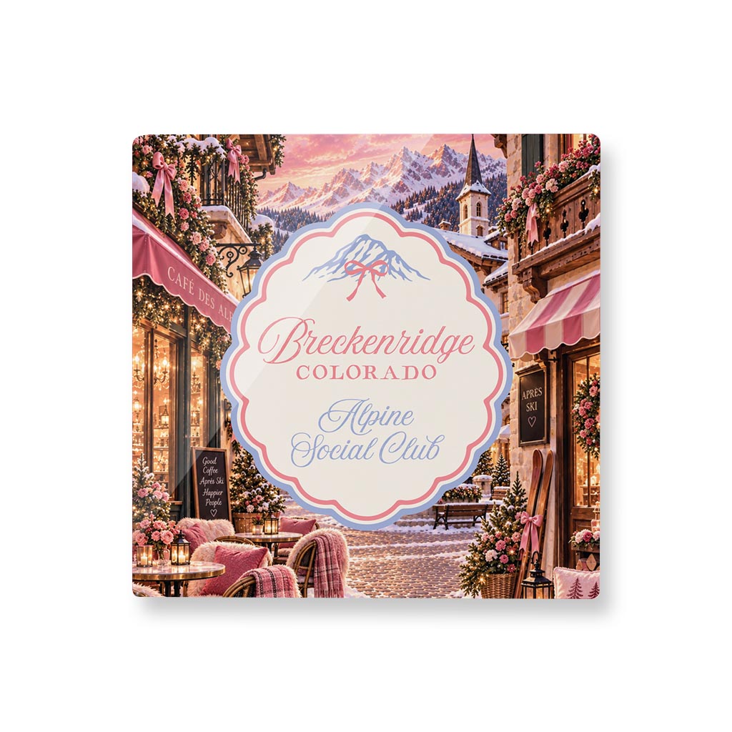 Acrylic Coaster-Chalet Girl | Custom -0