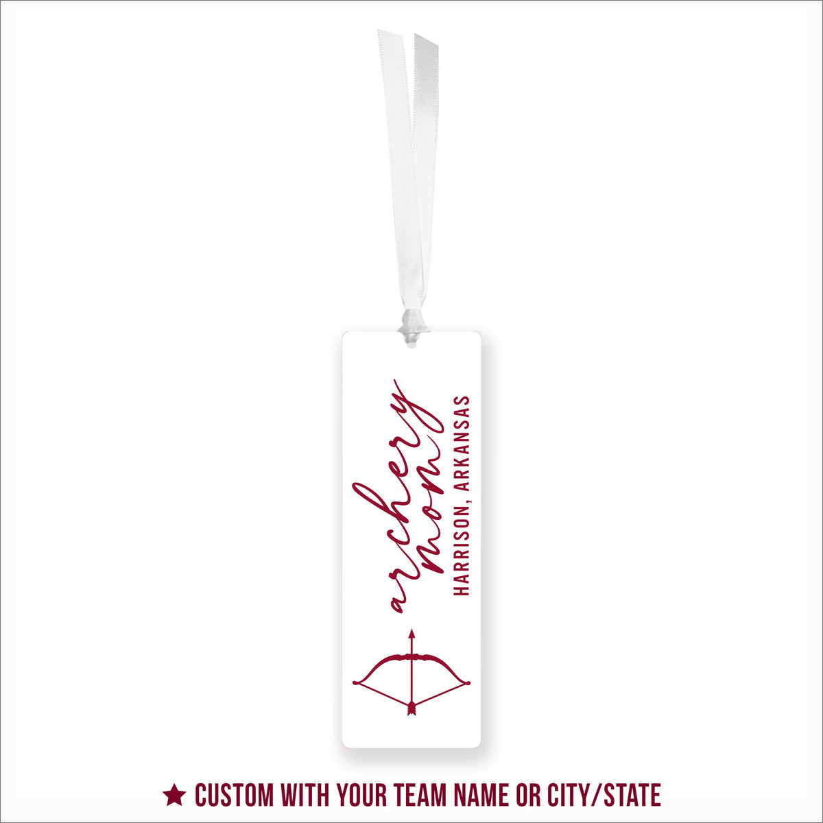 Acrylic Bookmark-Archery Mom | Hometown | School Team