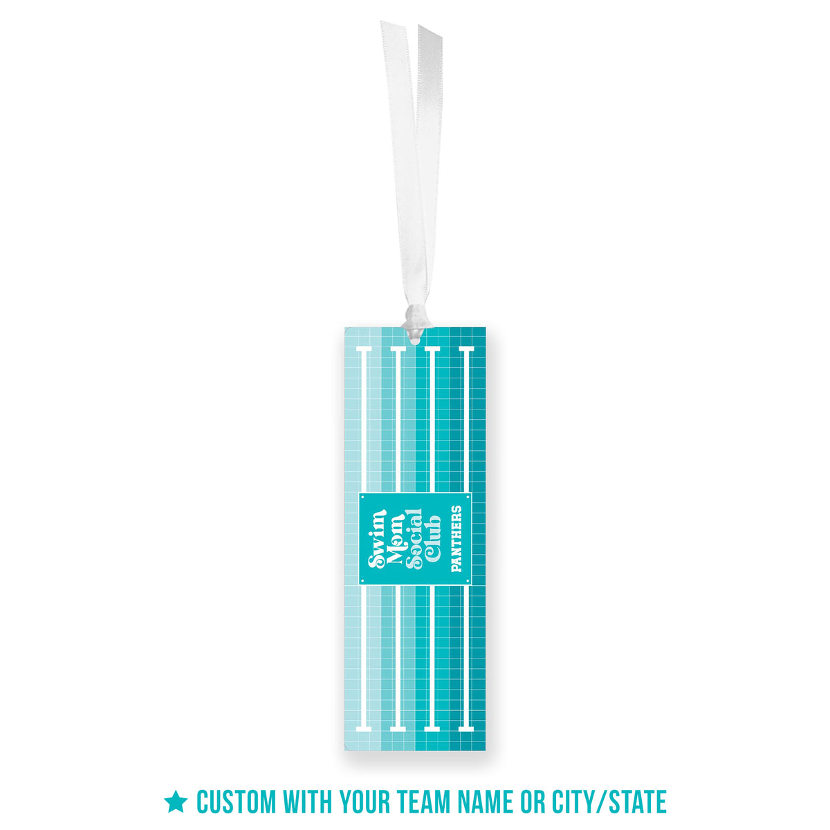 Acrylic Bookmark-Swim Mom | School Team | City & State