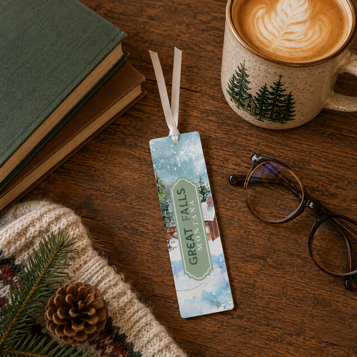 2x6 Acrylic Bookmark-Woodland | Custom | Personalize