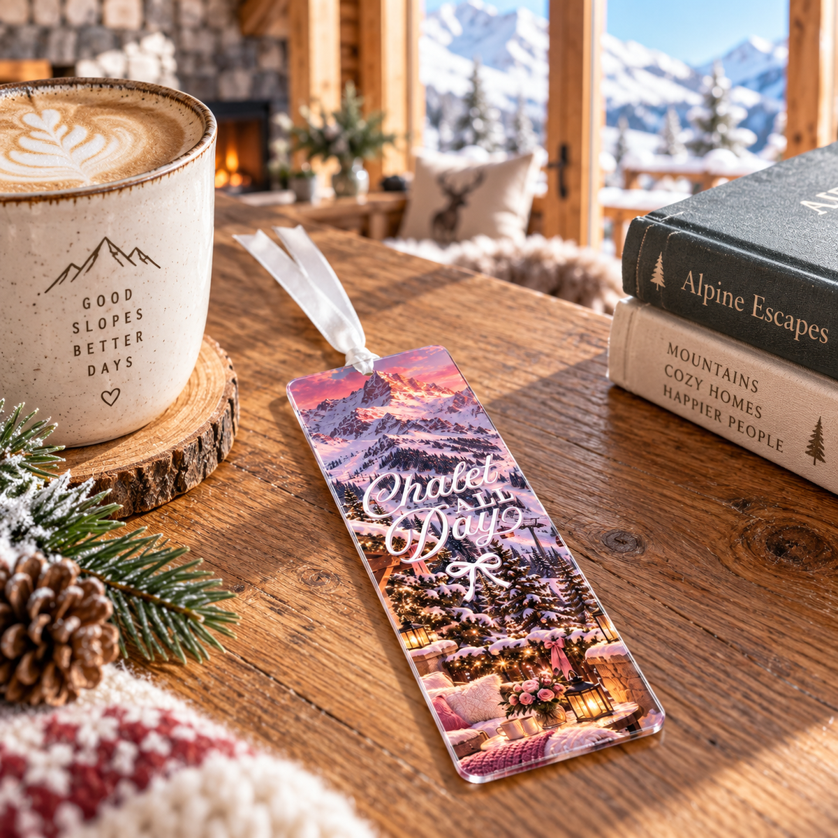 Acrylic Bookmark-Chalet Girl