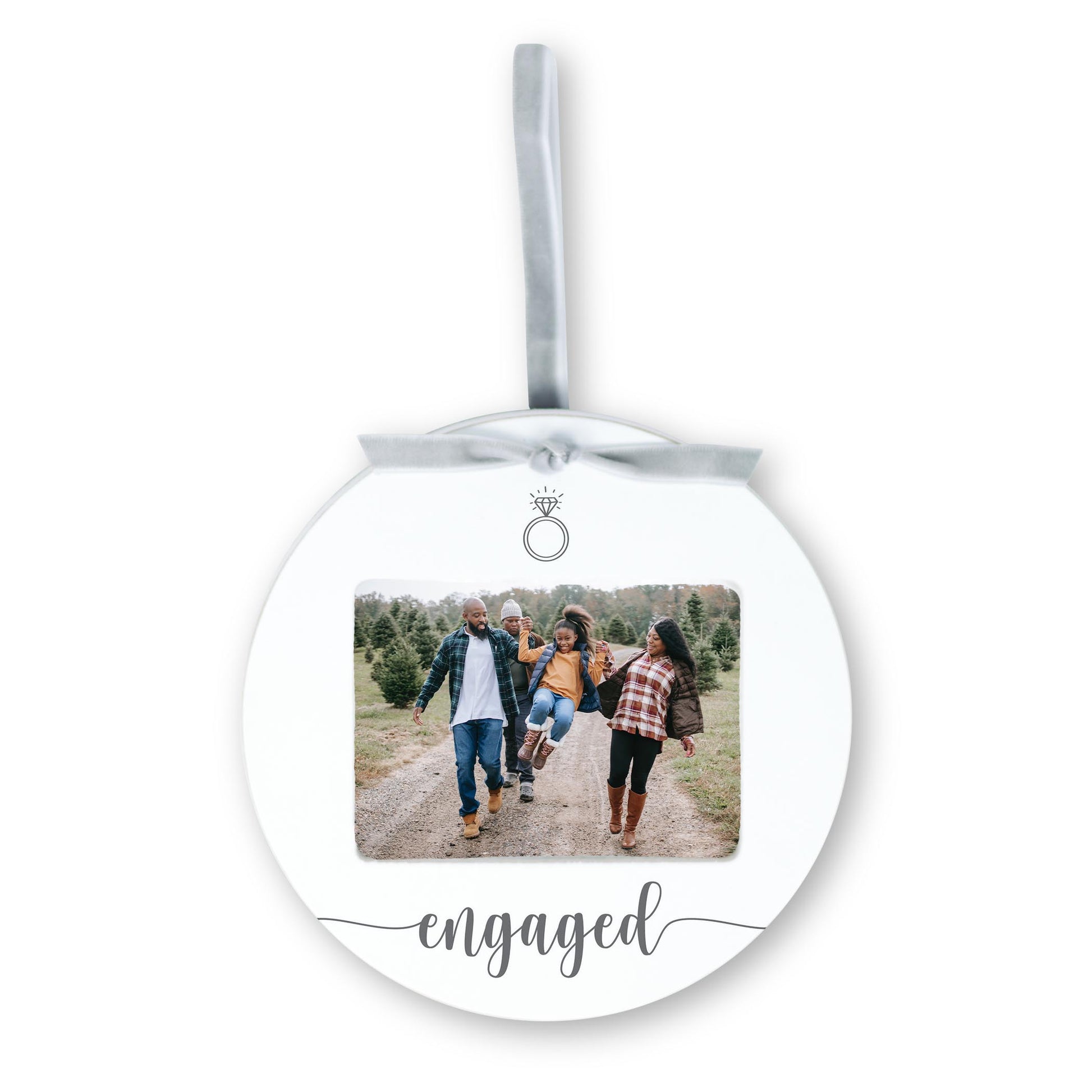 6" Round Ornament Frame-Engaged -0