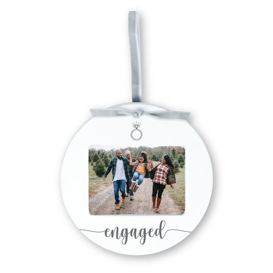 6" Round Ornament Frame-Engaged -0