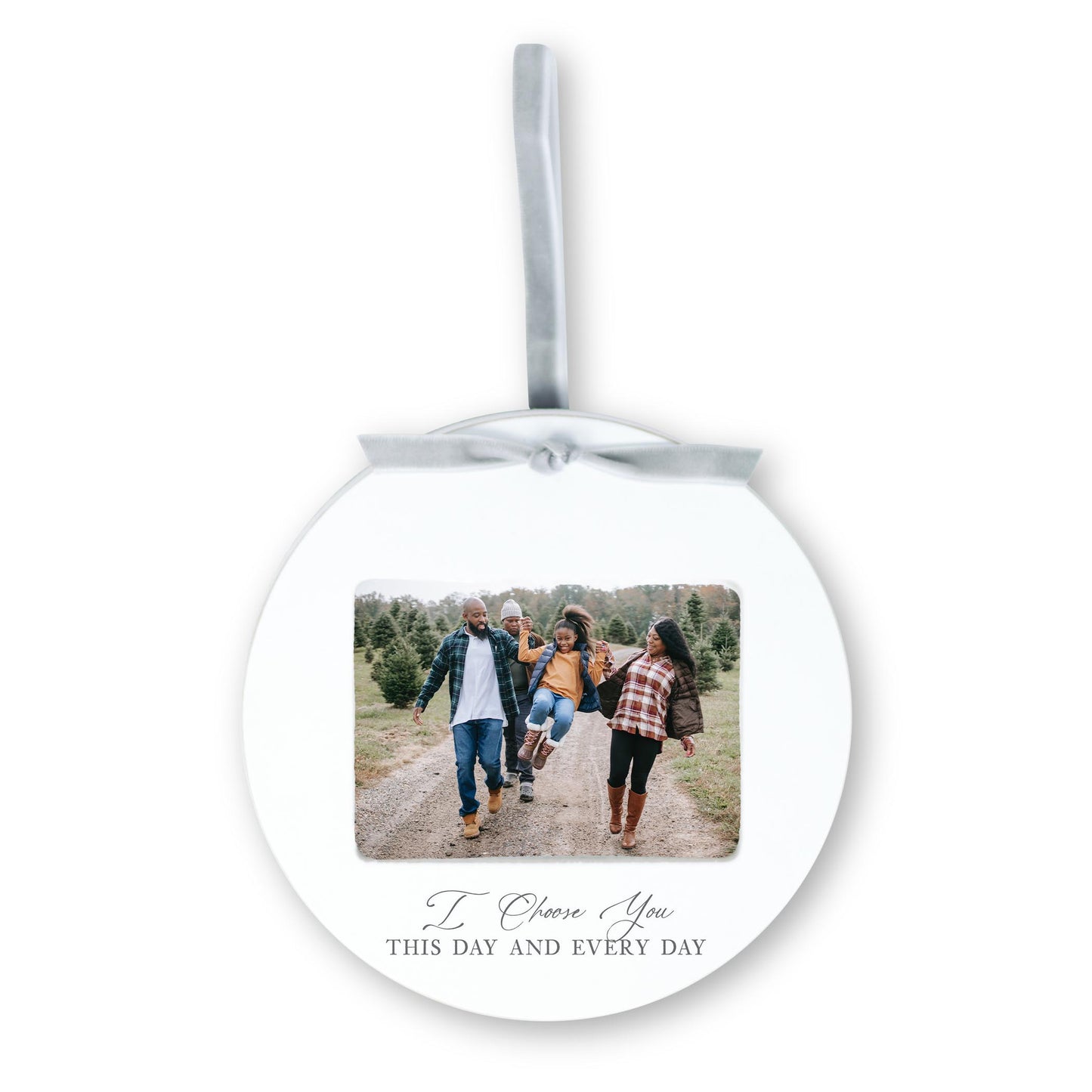 6" Round Ornament Frame-I Choose You -0
