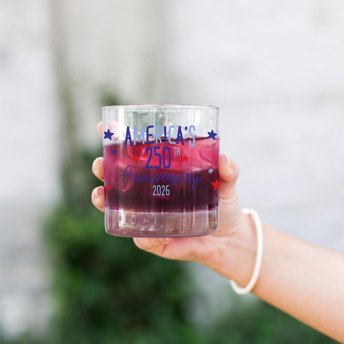 11oz Bourbon Glass-4th of July 250th Anniversary -3