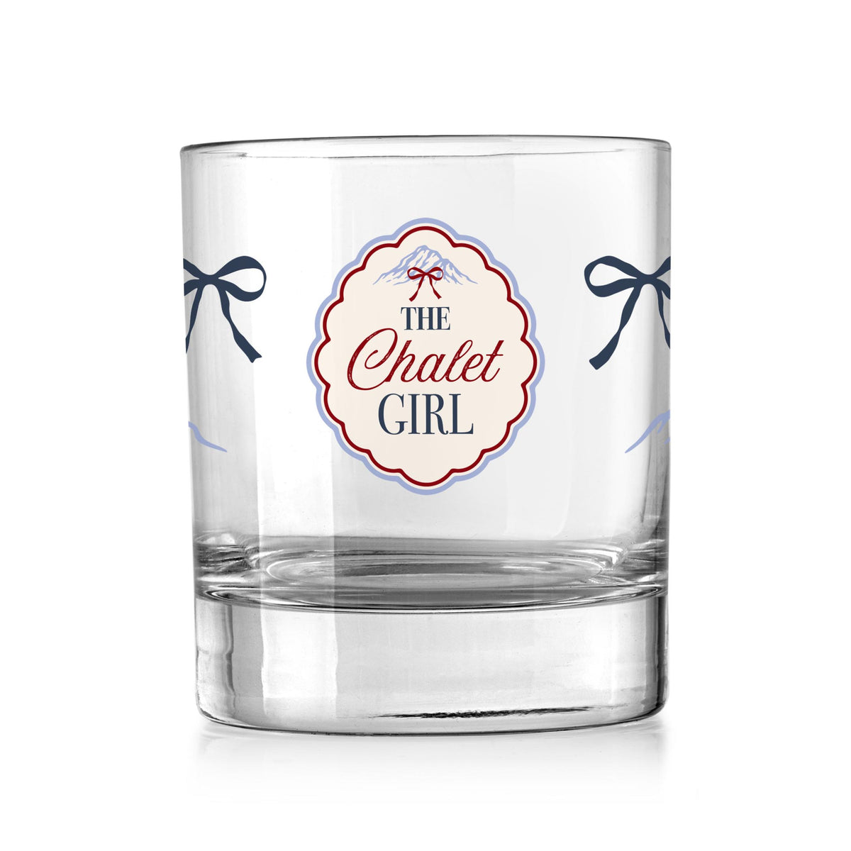 11oz Bourbon Glass-Chalet Girl -0
