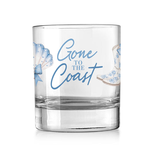 11oz Bourbon Glass-Coastal Cowgirl -0