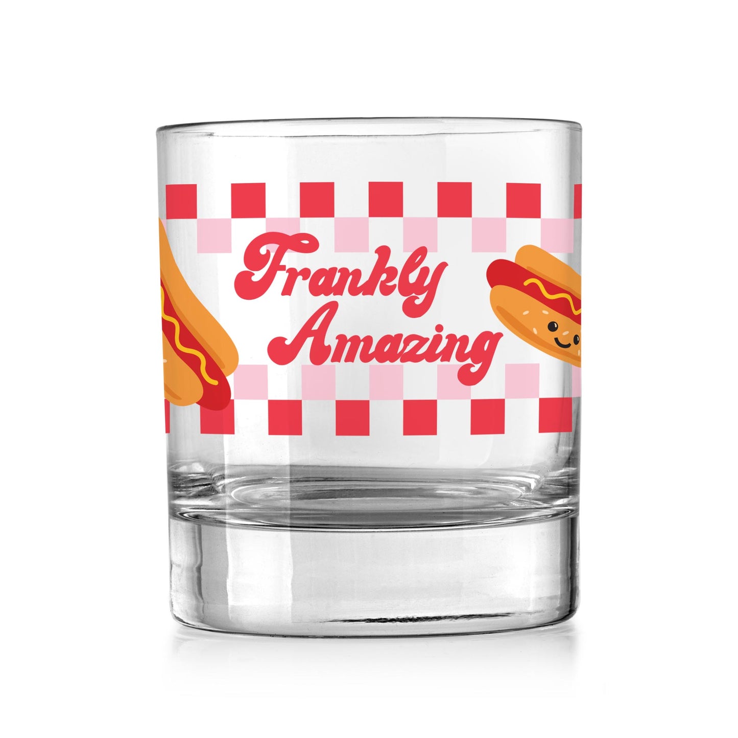 11oz Bourbon Glass-Hot Dogs Frankly Amazing -0