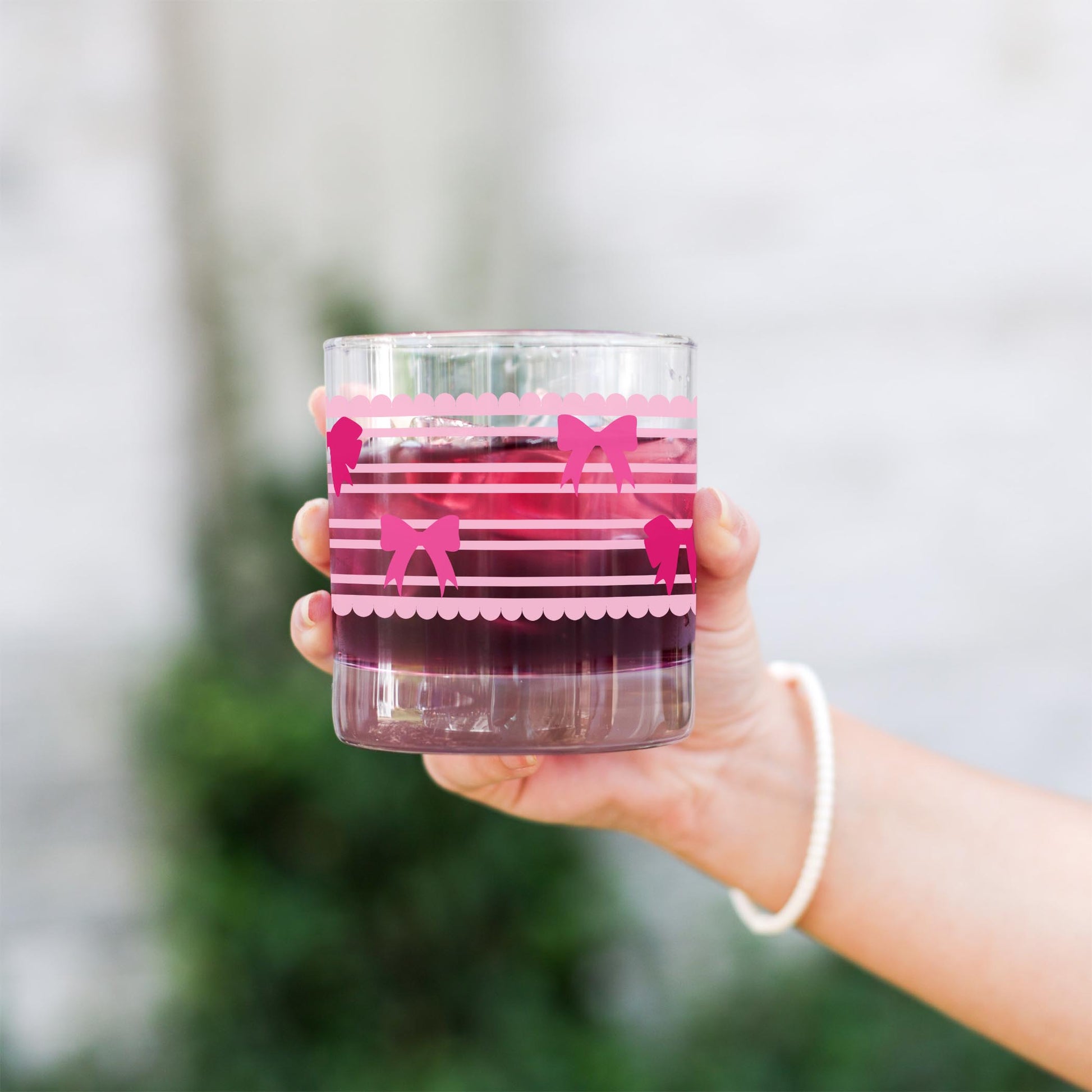 11oz Bourbon Glass-Bonita Bows -3