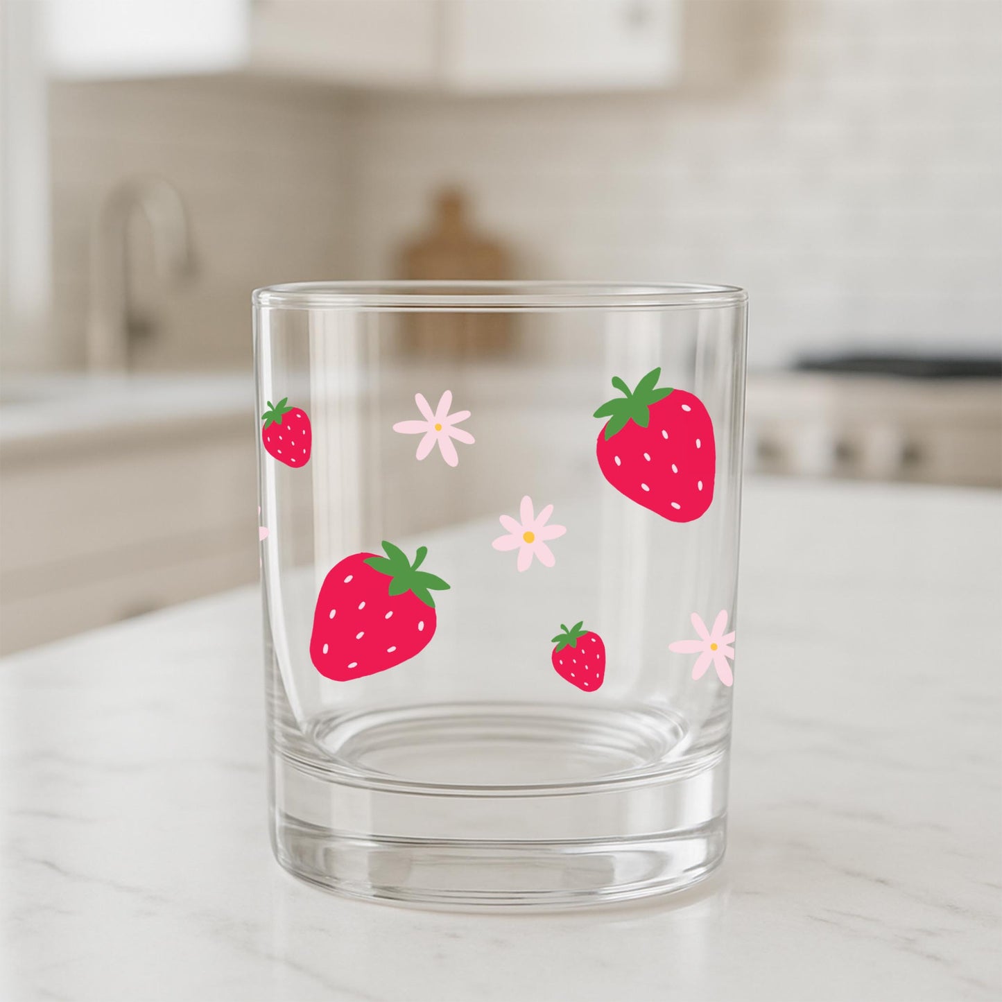 11oz Bourbon Glass-Strawberry Parlor -1