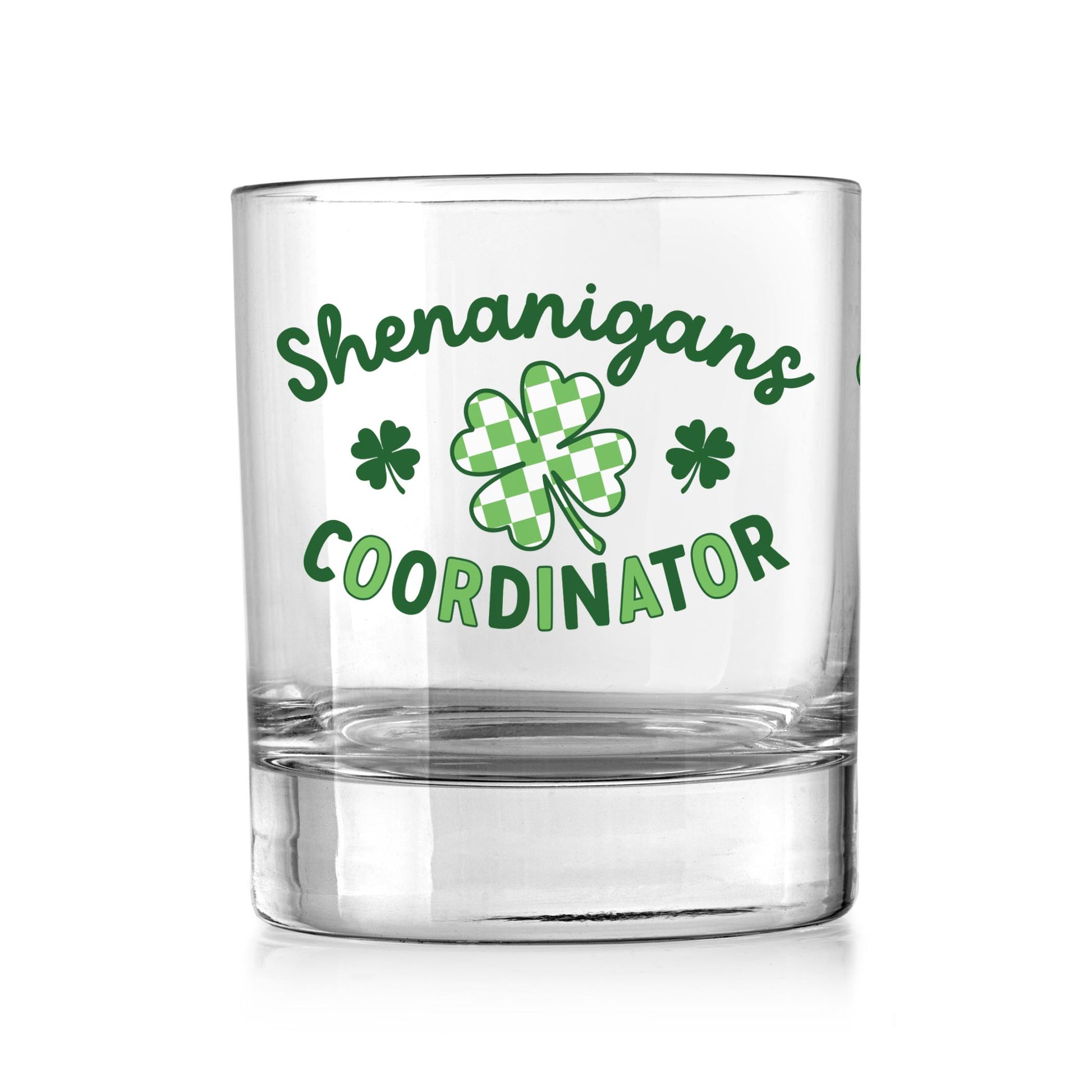 11oz Bourbon Glass-St. Patrick's Day Shenanigans Coordinator -0