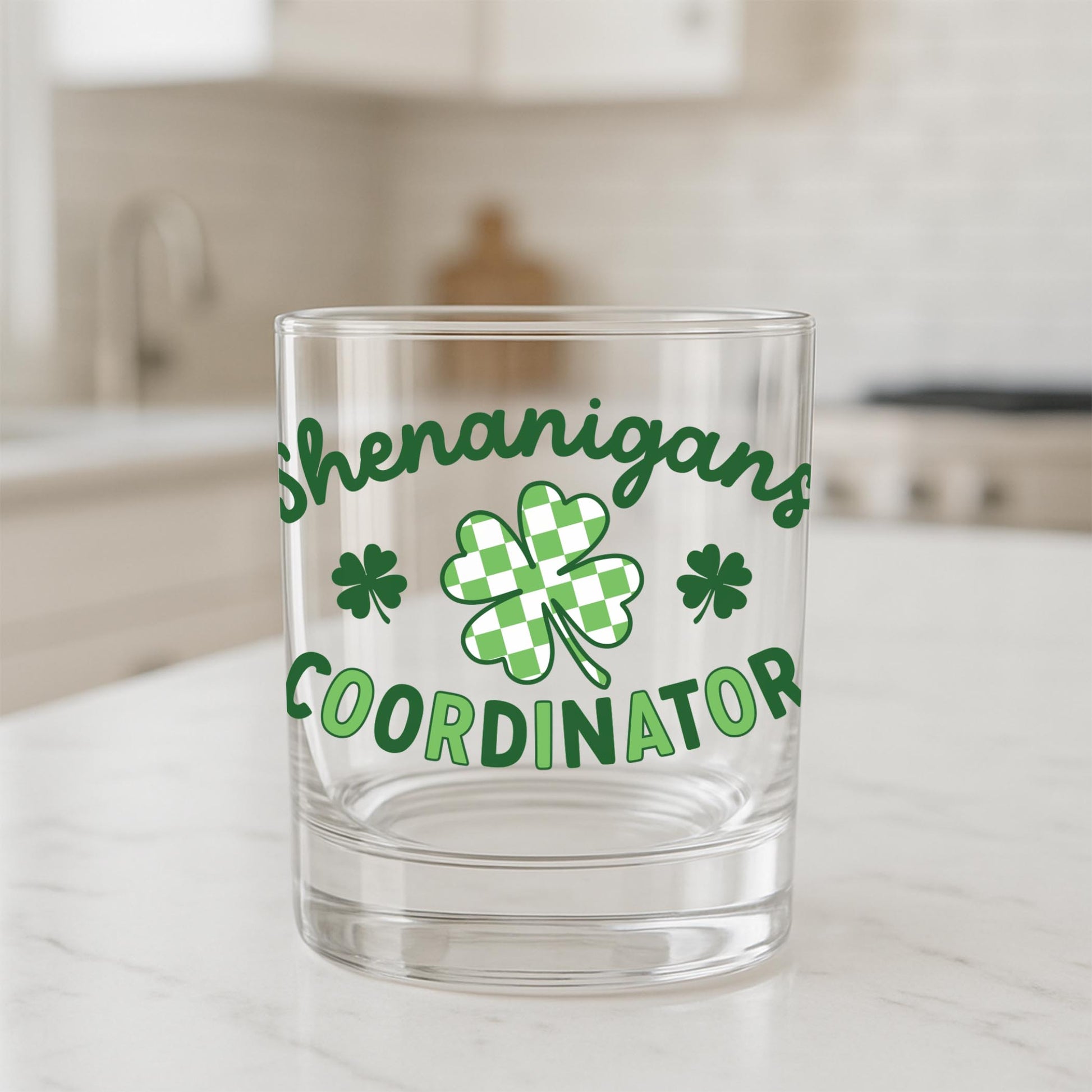 11oz Bourbon Glass-St. Patrick's Day Shenanigans Coordinator -1