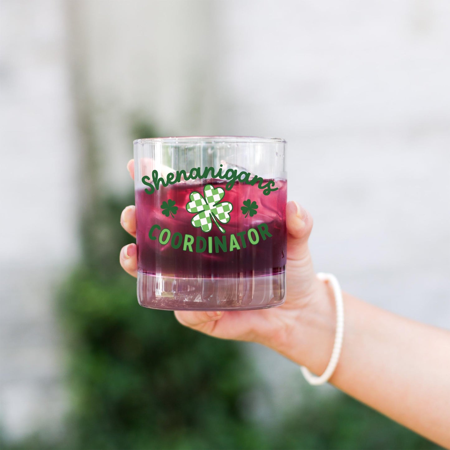 11oz Bourbon Glass-St. Patrick's Day Shenanigans Coordinator -3