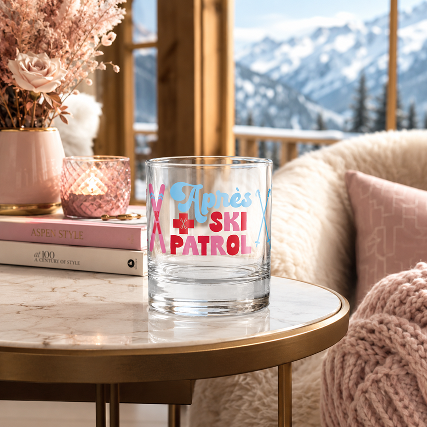 11oz Bourbon Glass-Après Ski | Gift | Lodge