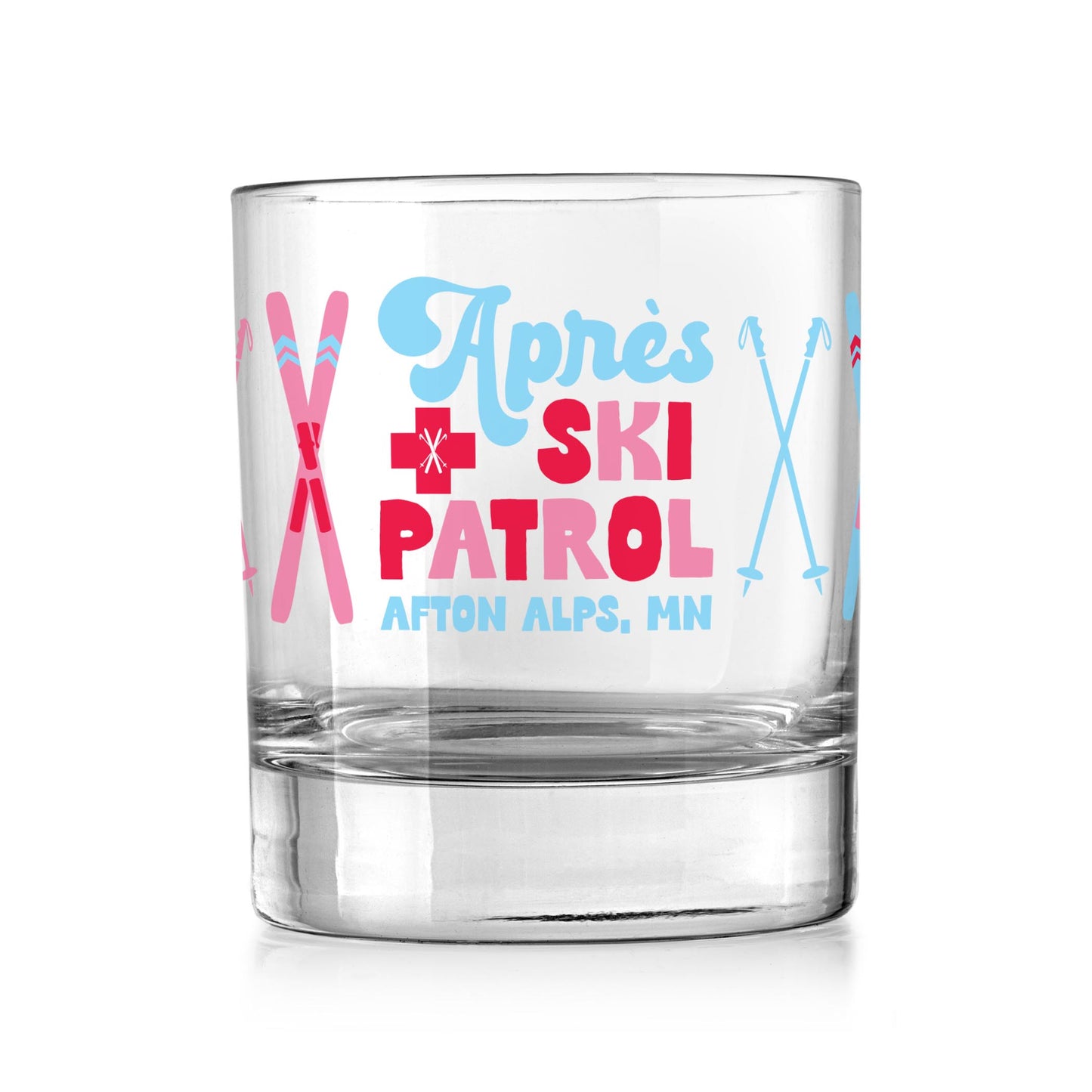 11oz Bourbon Glass-Love+Local Après Ski -0