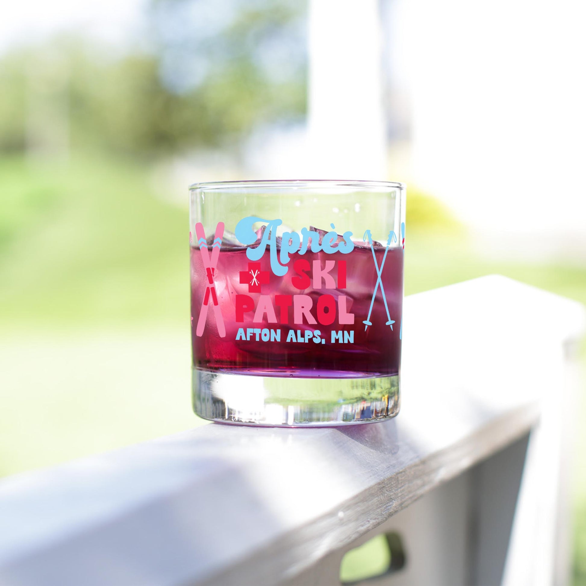 11oz Bourbon Glass-Love+Local Après Ski -3
