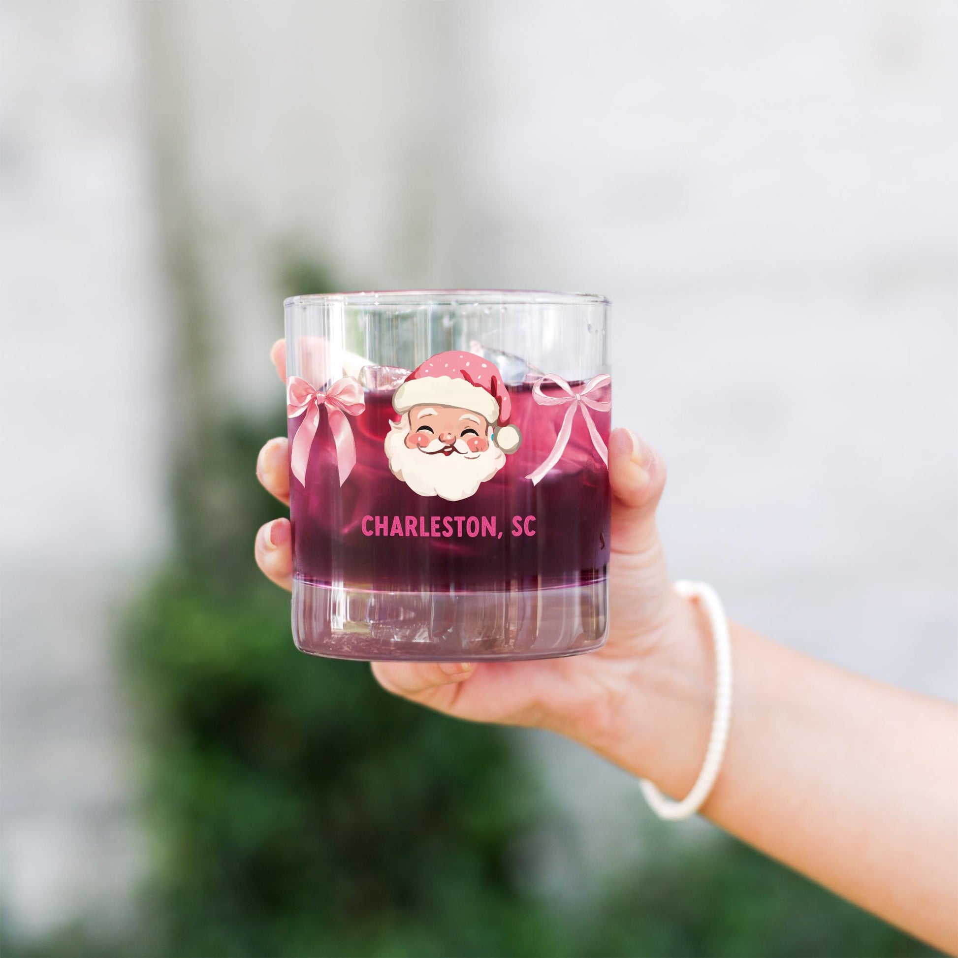 11oz Bourbon Glass-Love+Local Blush & Baubles - A Grand Millennial Christmas -2