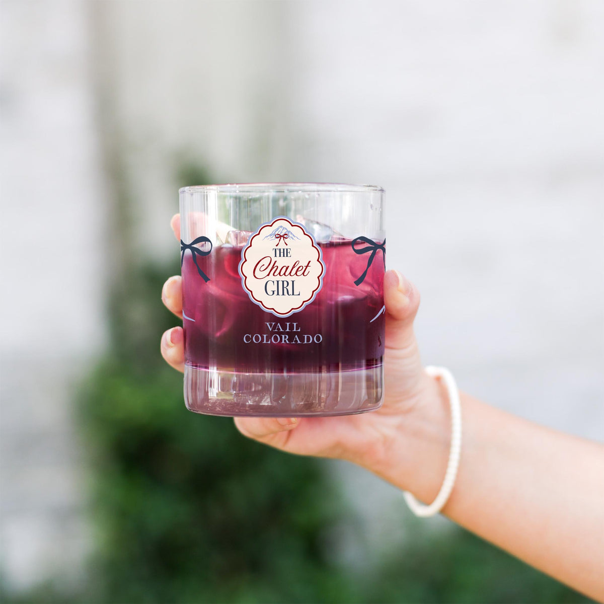11oz Bourbon Glass-Chalet Girl | Custom -2
