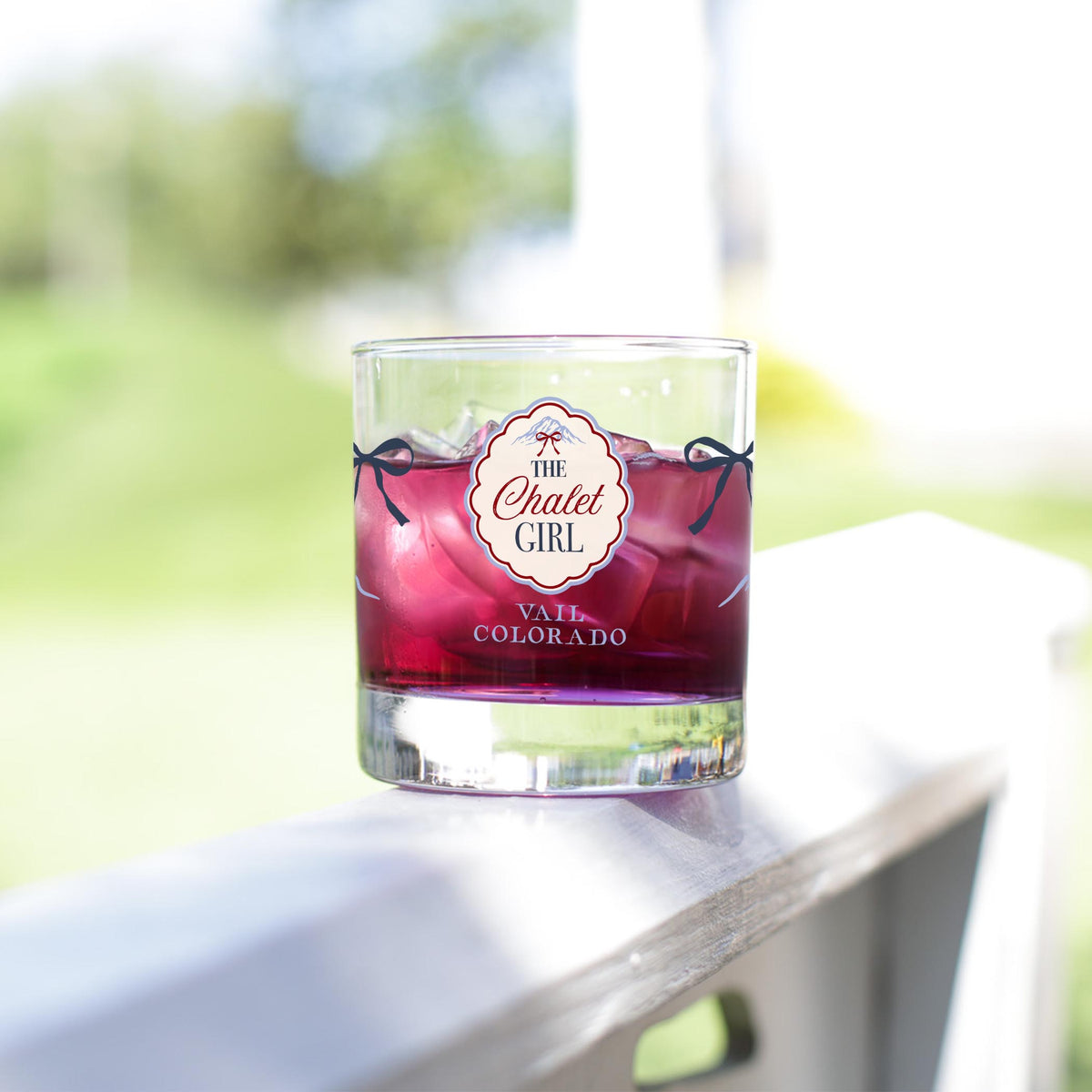 11oz Bourbon Glass-Chalet Girl | Custom -3