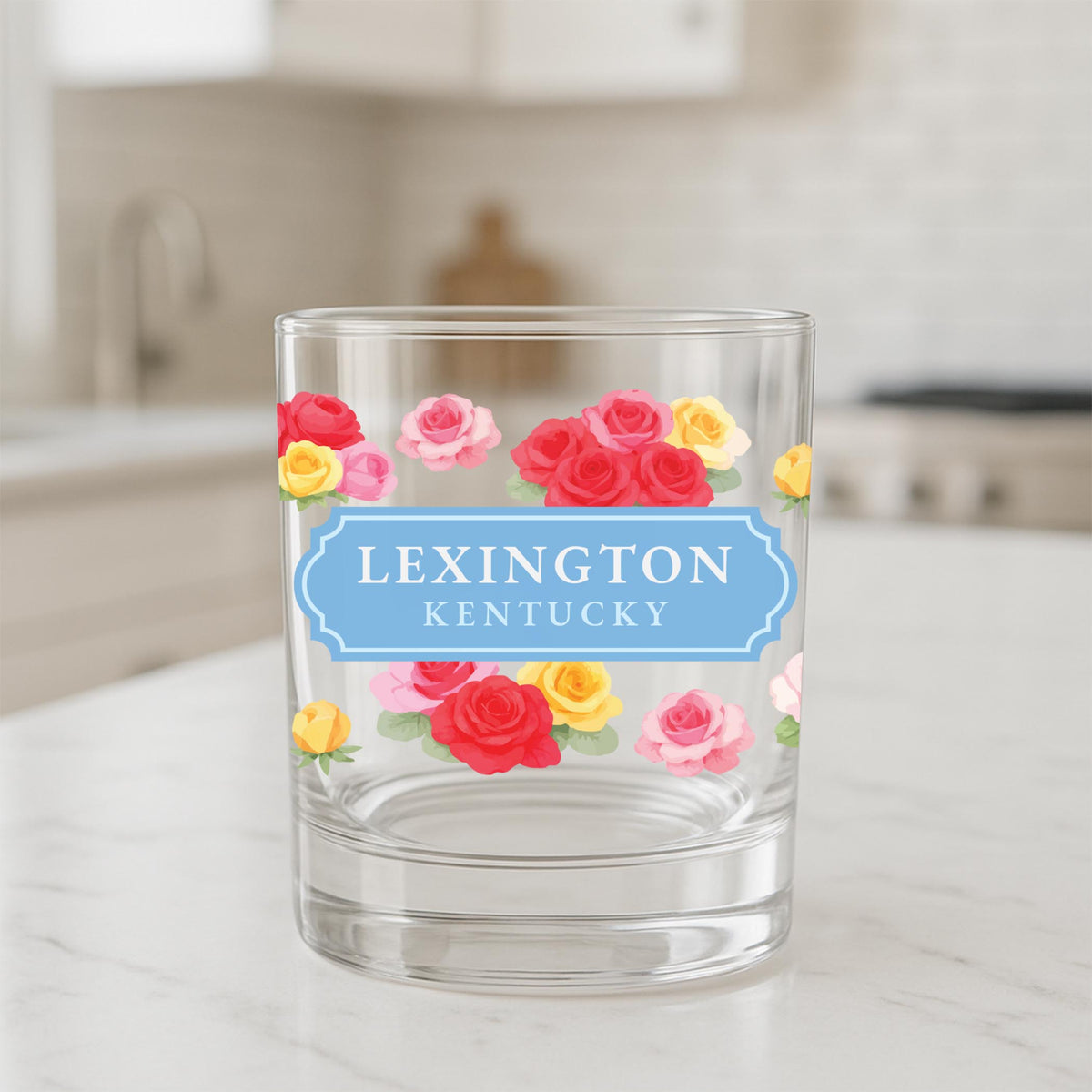 11oz Bourbon Glass-Derby | City & State | Hometown -1