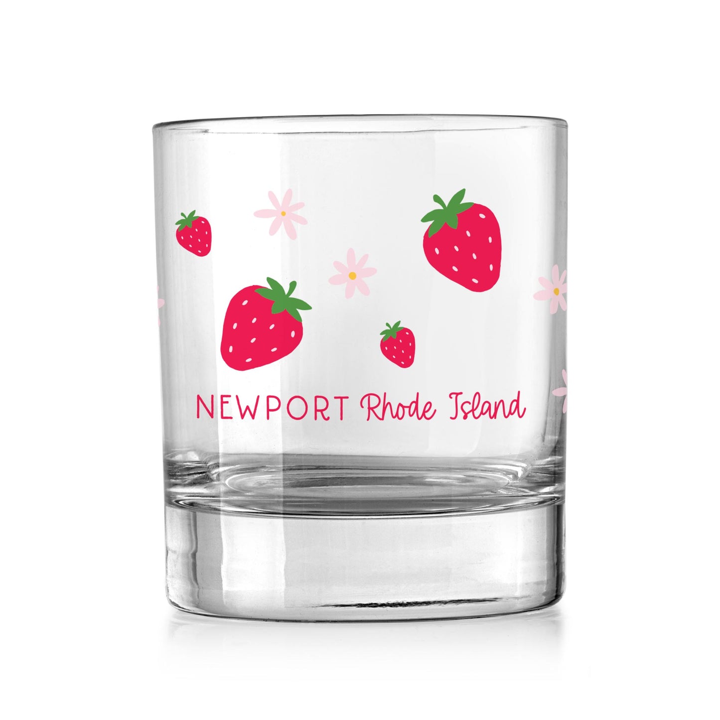 11oz Bourbon Glass-Love+Local Strawberry Parlor -0