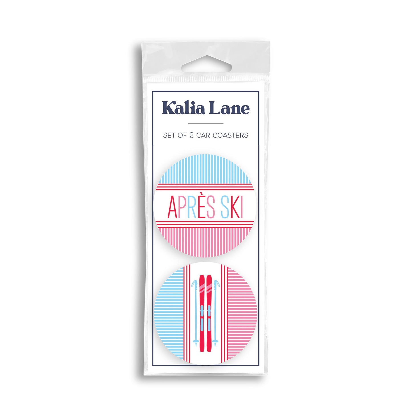 Car Coaster 2-Pack Kalia Lane-Après Ski -0