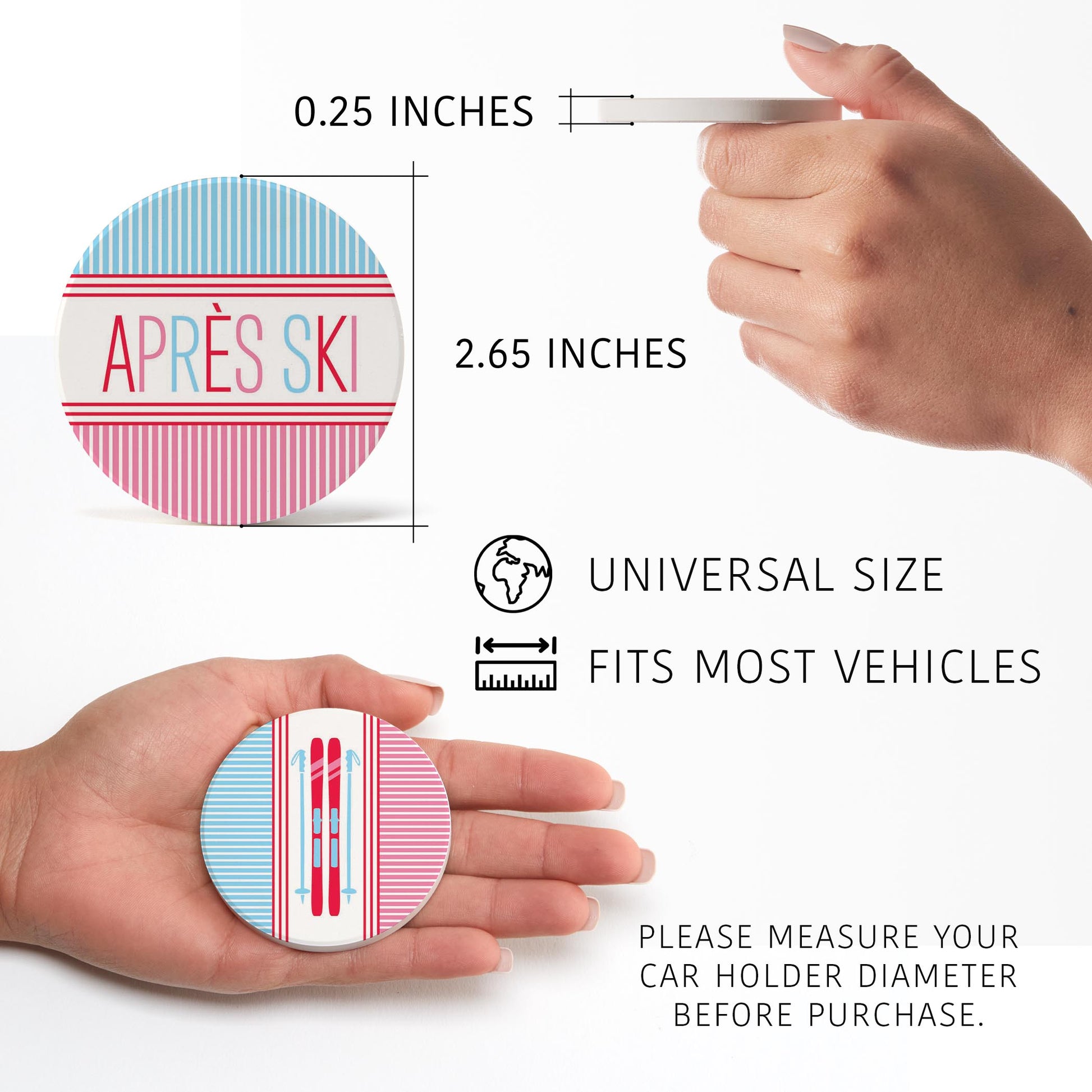 Car Coaster 2-Pack Kalia Lane-Après Ski -5