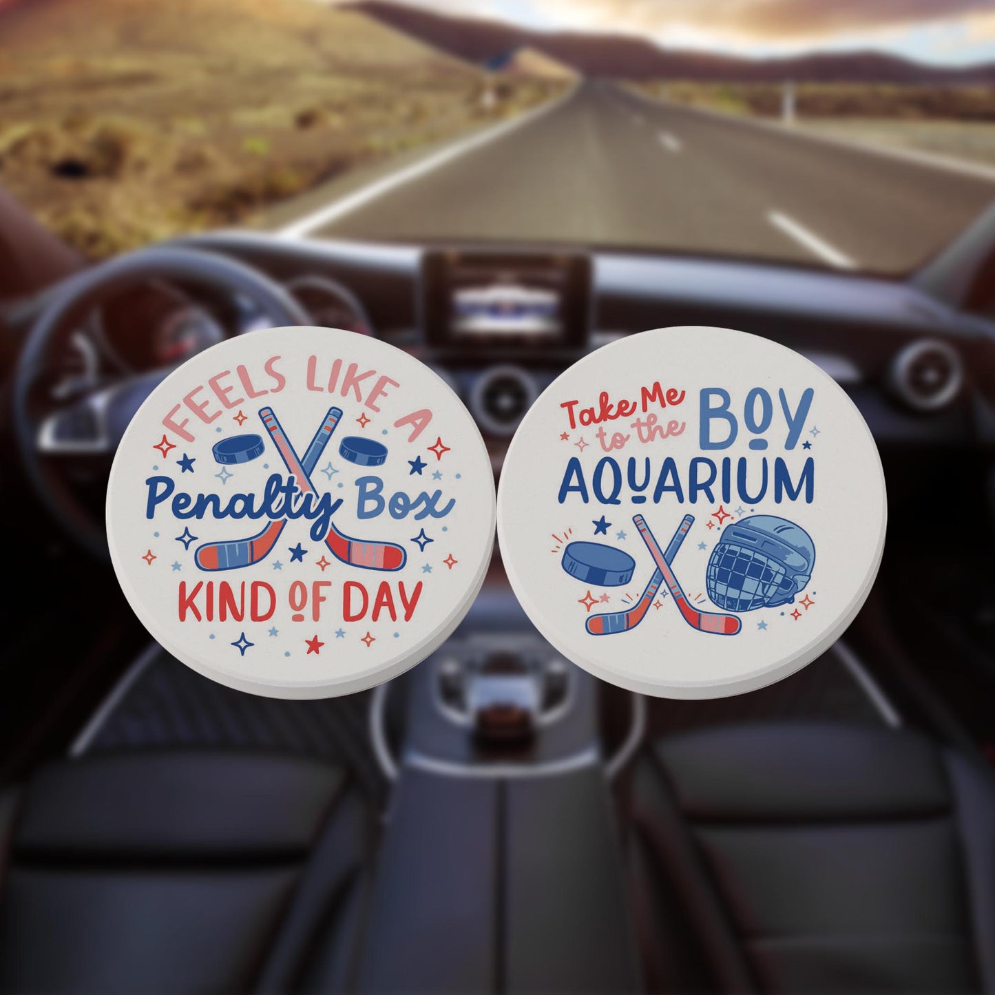 Car Coaster 2-Pack Kalia Lane-Boy Aquarium -8