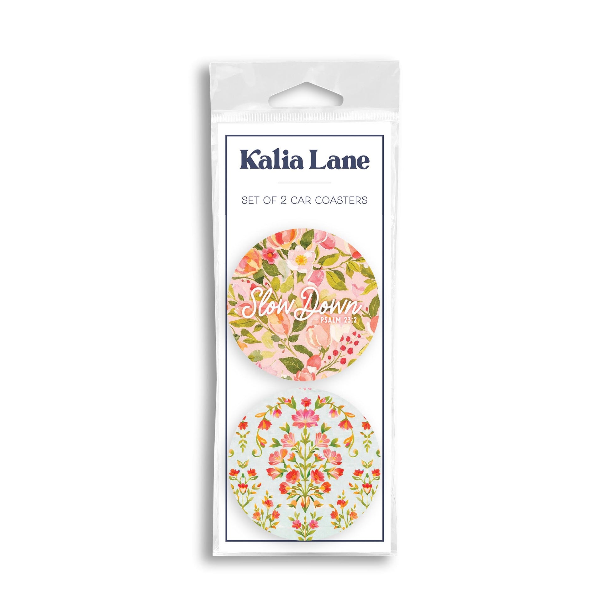 Car Coaster 2-Pack Kalia Lane-Faithful Promises -0
