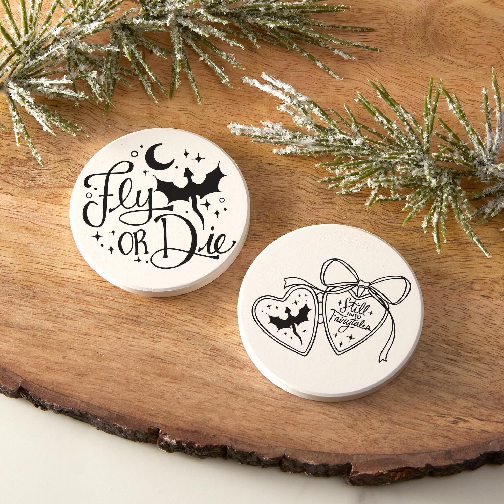 Car Coaster 2-Pack Kalia Lane-Fly Or Die & Still Into Fairy Tales -6