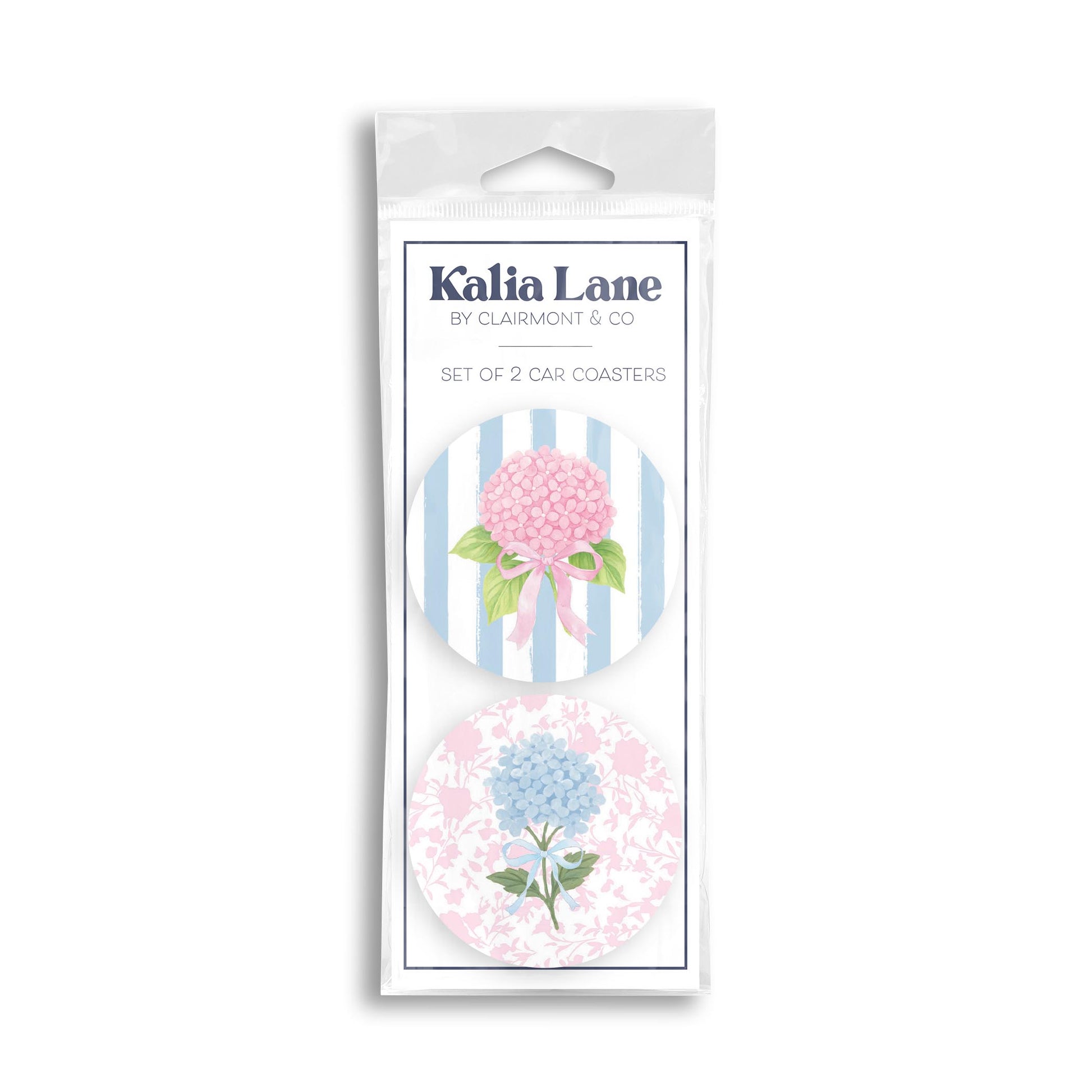 Car Coaster 2-Pack Kalia Lane-Hydrangea Cottage -0