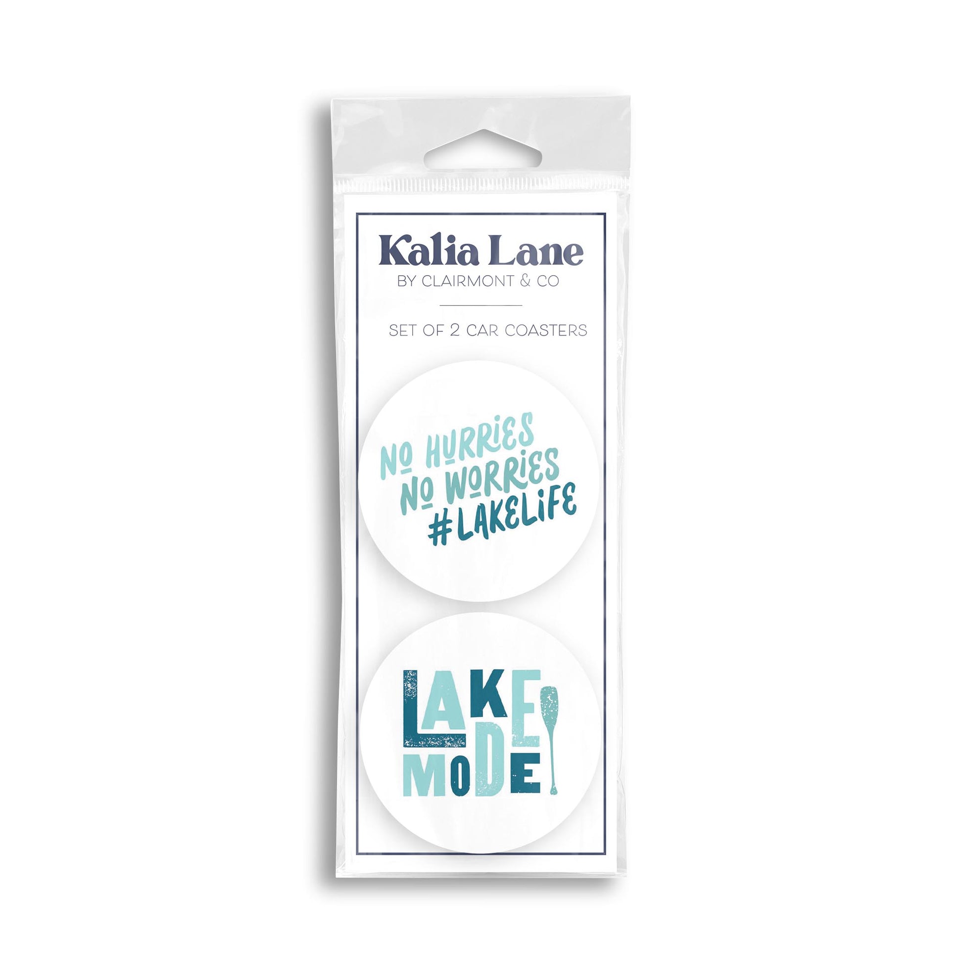 Car Coaster 2-Pack Kalia Lane-No Hurries & Lake Mode -0