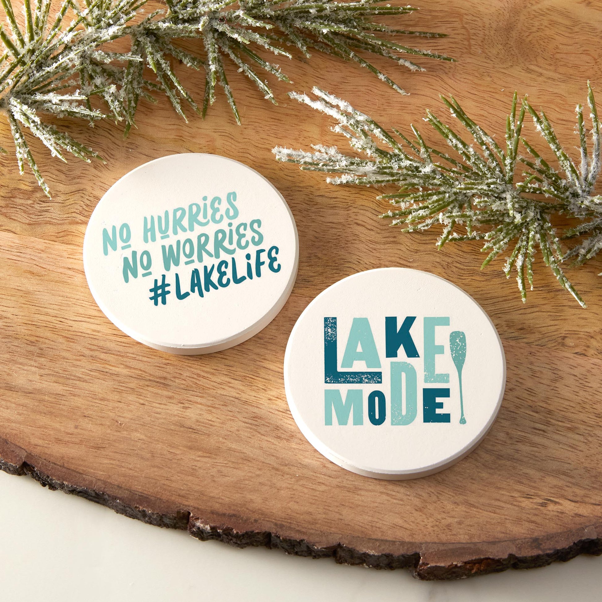 Car Coaster 2-Pack Kalia Lane-No Hurries & Lake Mode -6